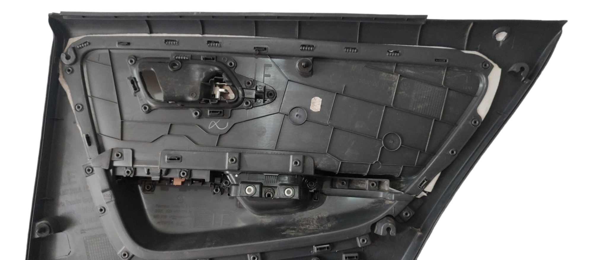 Forro De Porta Traseira Esquerda Vw Fox 2009 Cinza 6
