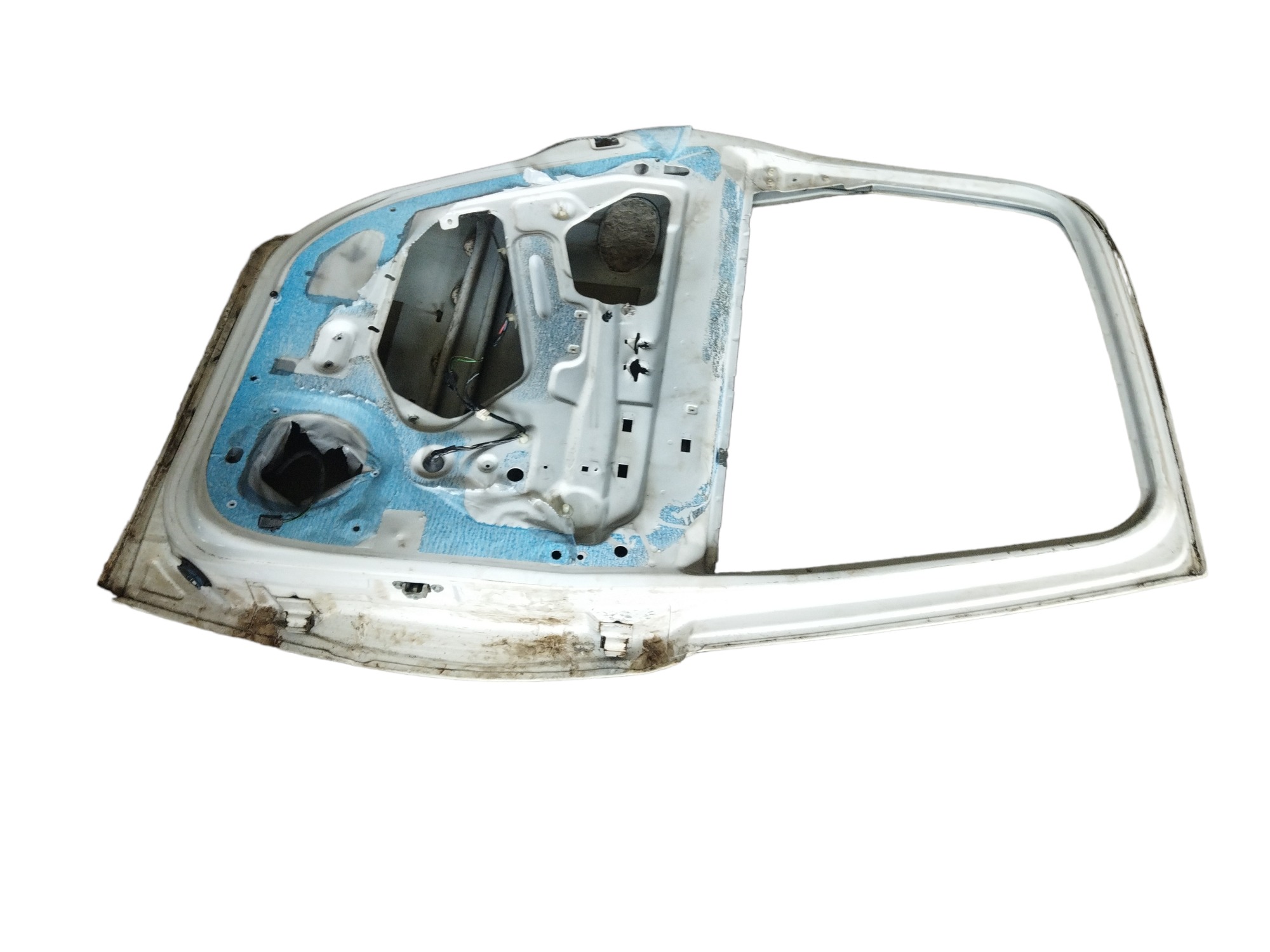 Porta Traseira Esquerda Gm Meriva 2007 Traseira Esquerda Branco 2