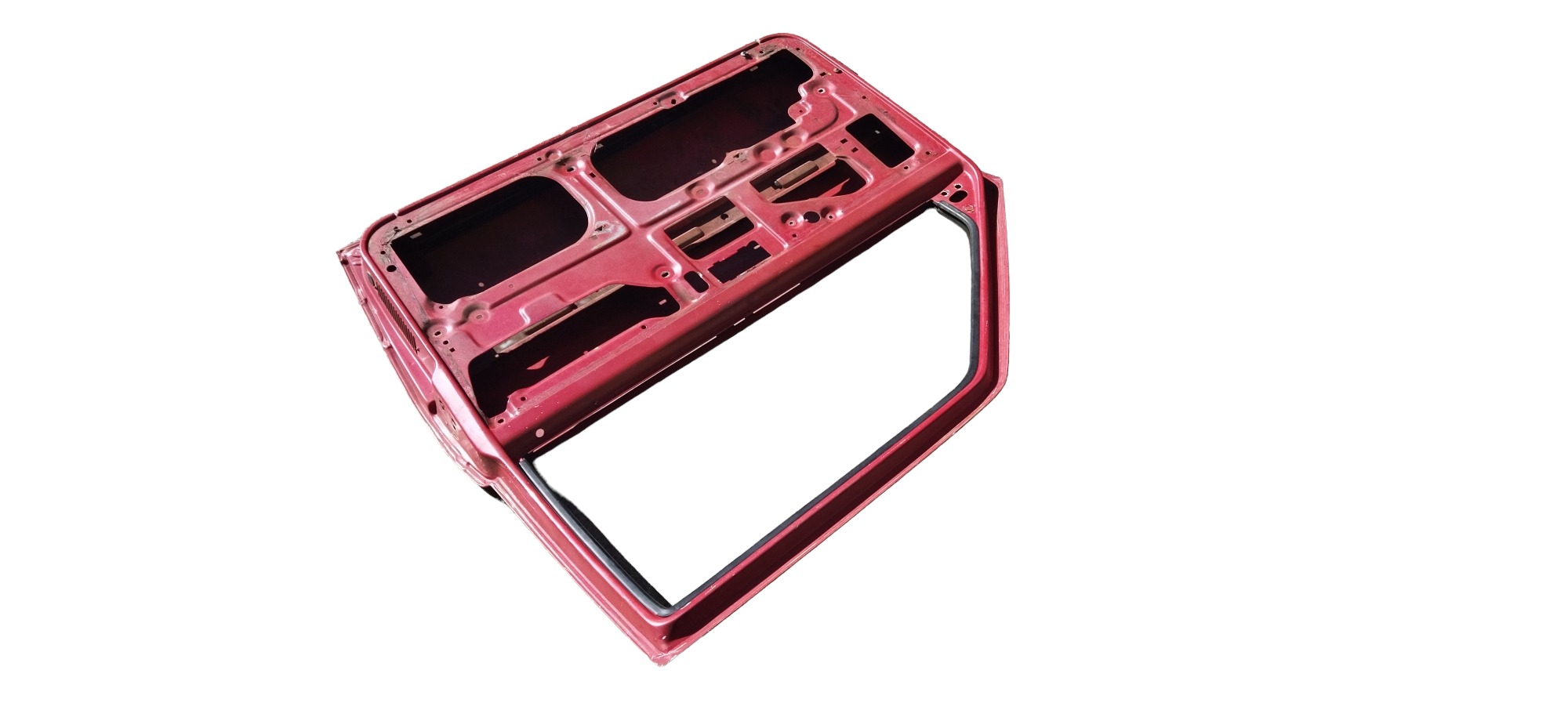 Porta Dianteira Direita Fiat Uno 1989 Dianteira Direito Vermelha 5