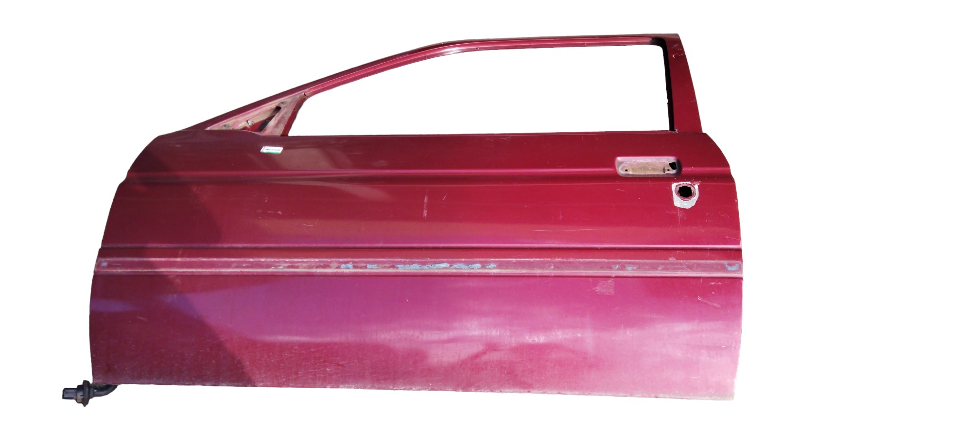Porta Dianteira Esquerda Ford Escort Gl 1994 C/marcas  Dianteira Esquerda Vermelho 1