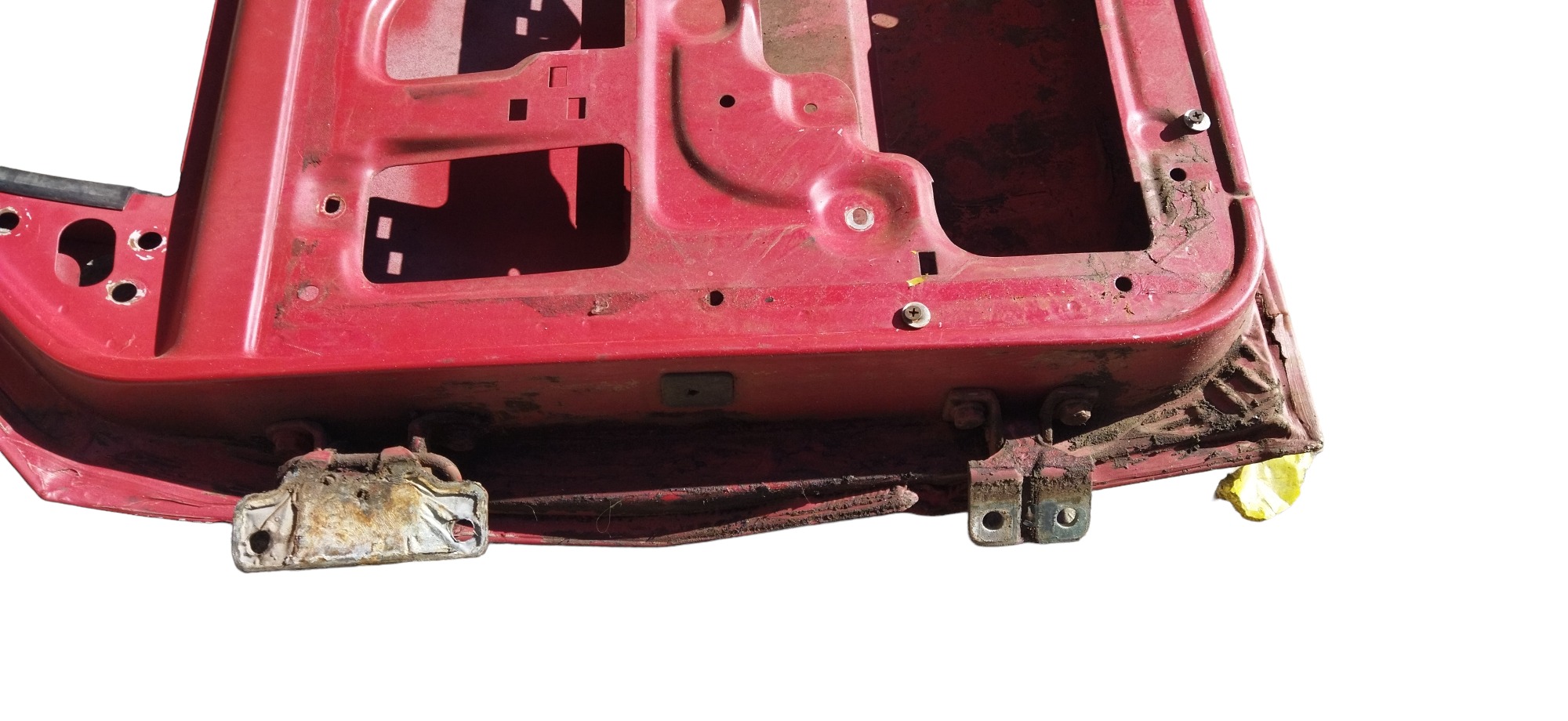 Porta Dianteira Direita Fiat Uno 1989 Dianteira Direito Vermelha 8