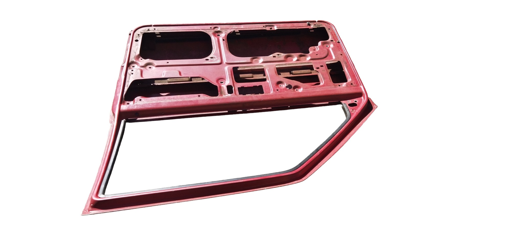 Porta Dianteira Direita Fiat Uno 1989 Dianteira Direito Vermelha 6