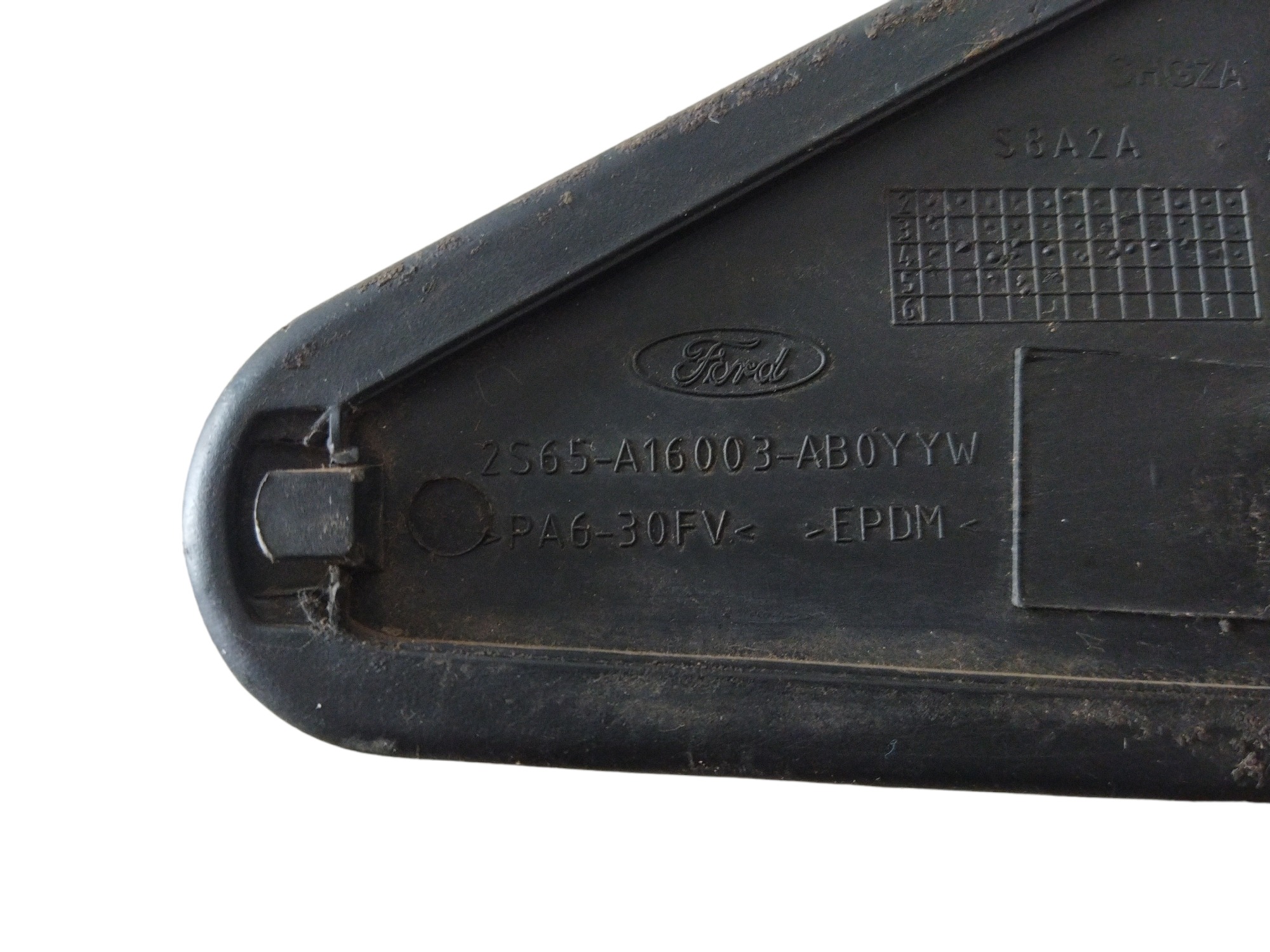 Acabamento Paralama Direito Ford Fiesta Cinza 5