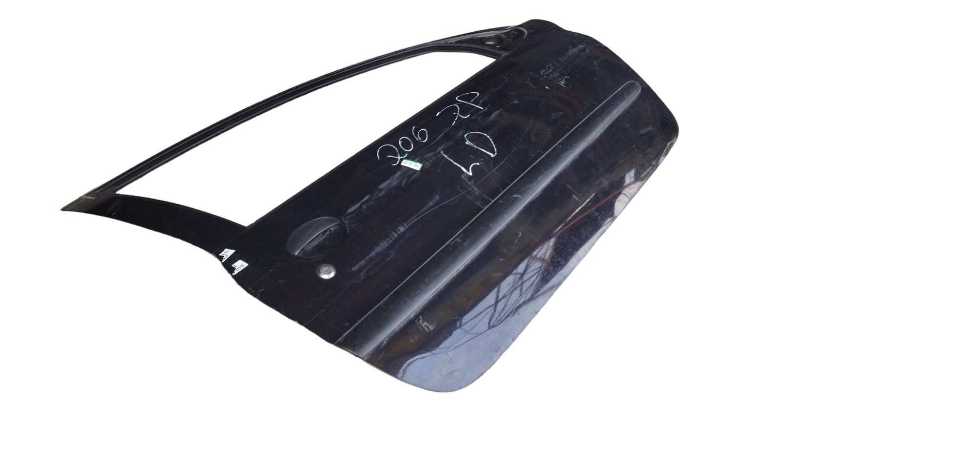Porta Dianteira Direita Peugeot 206 2 Portas  Dianteira Direita Preto 2
