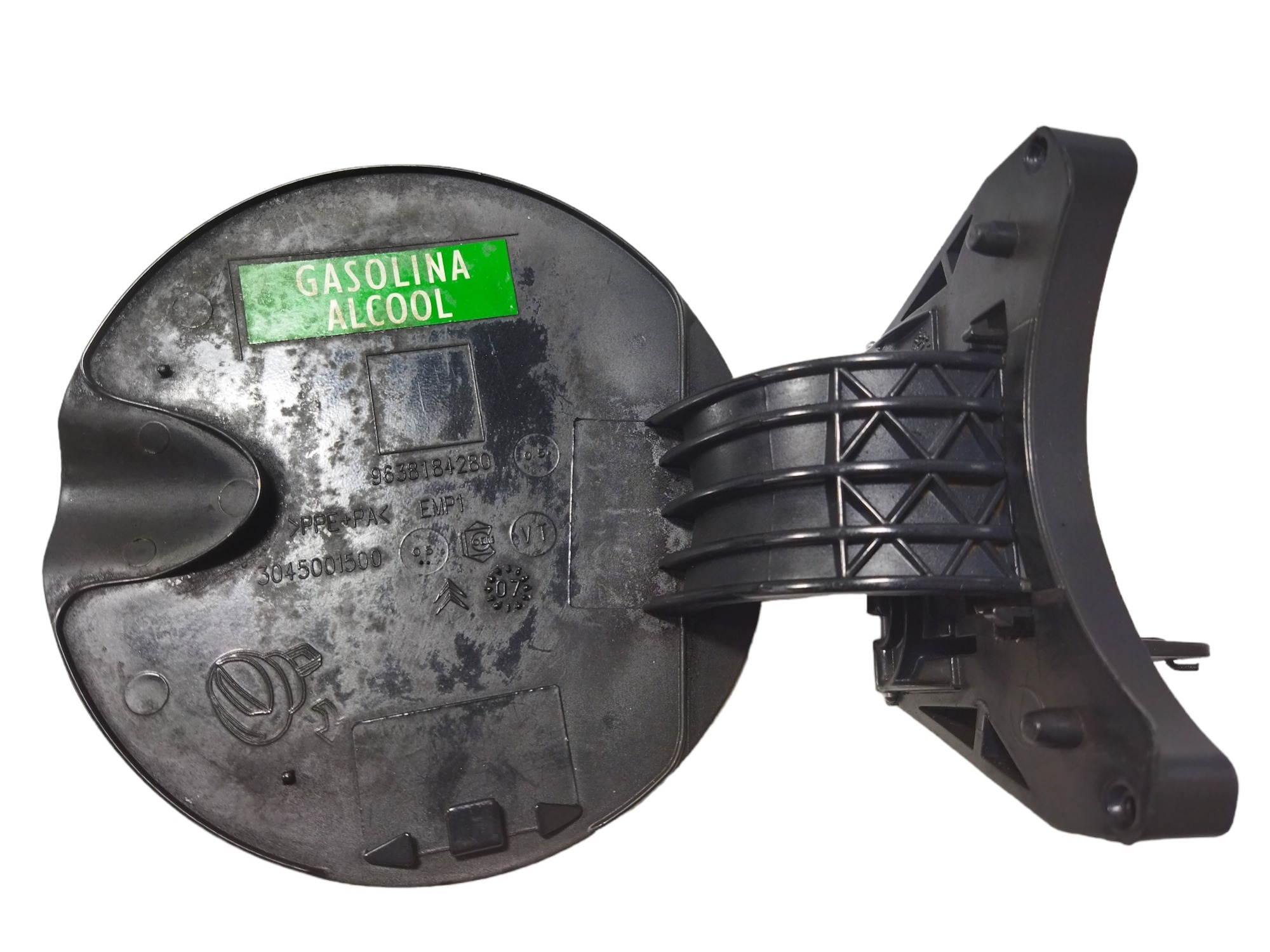 Portinhola Do Tanque De Combustível Citroen C3 Preta 2