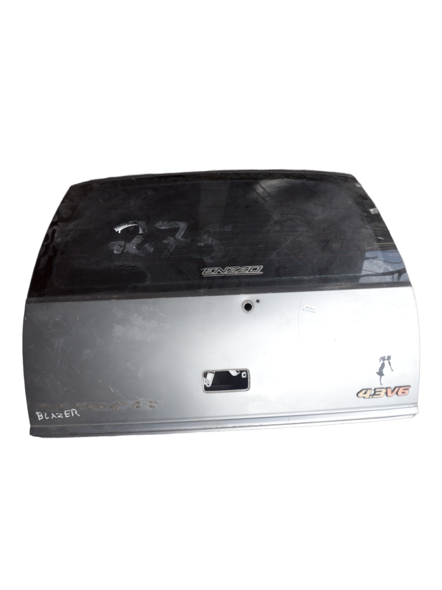Tampa Traseira Gm Blazer 1997 – Sem Vidro Prata 1