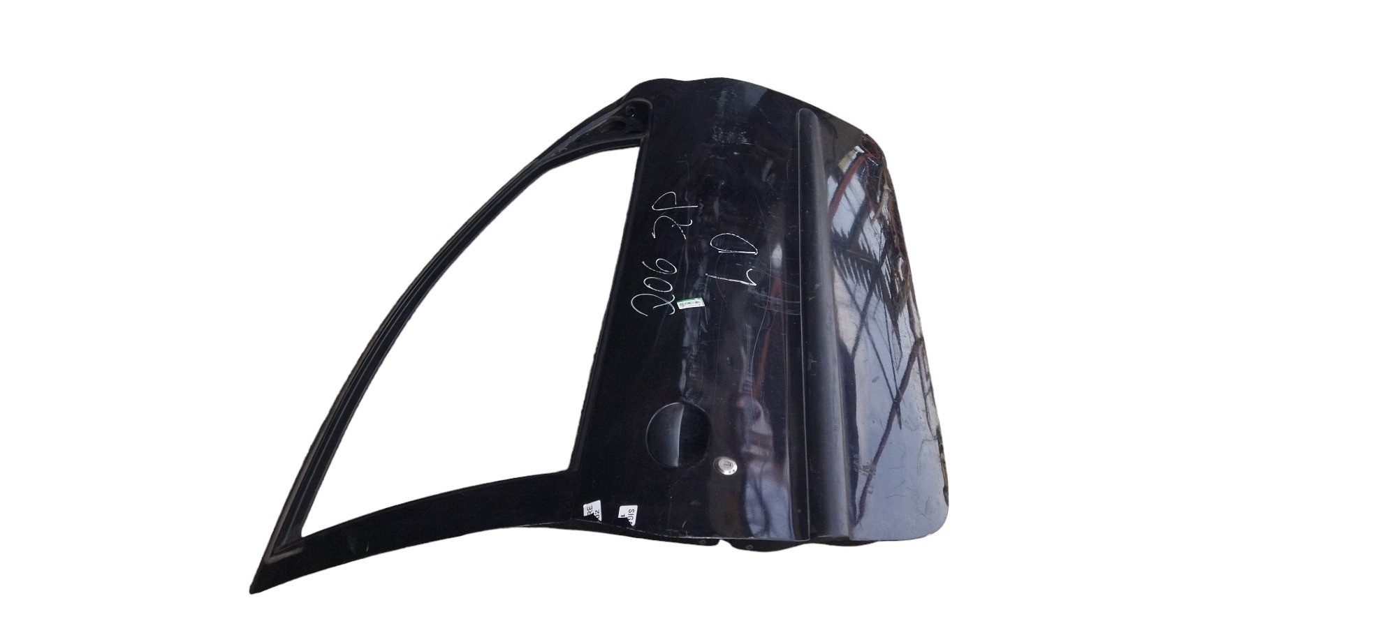Porta Dianteira Direita Peugeot 206 2 Portas  Dianteira Direita Preto 3