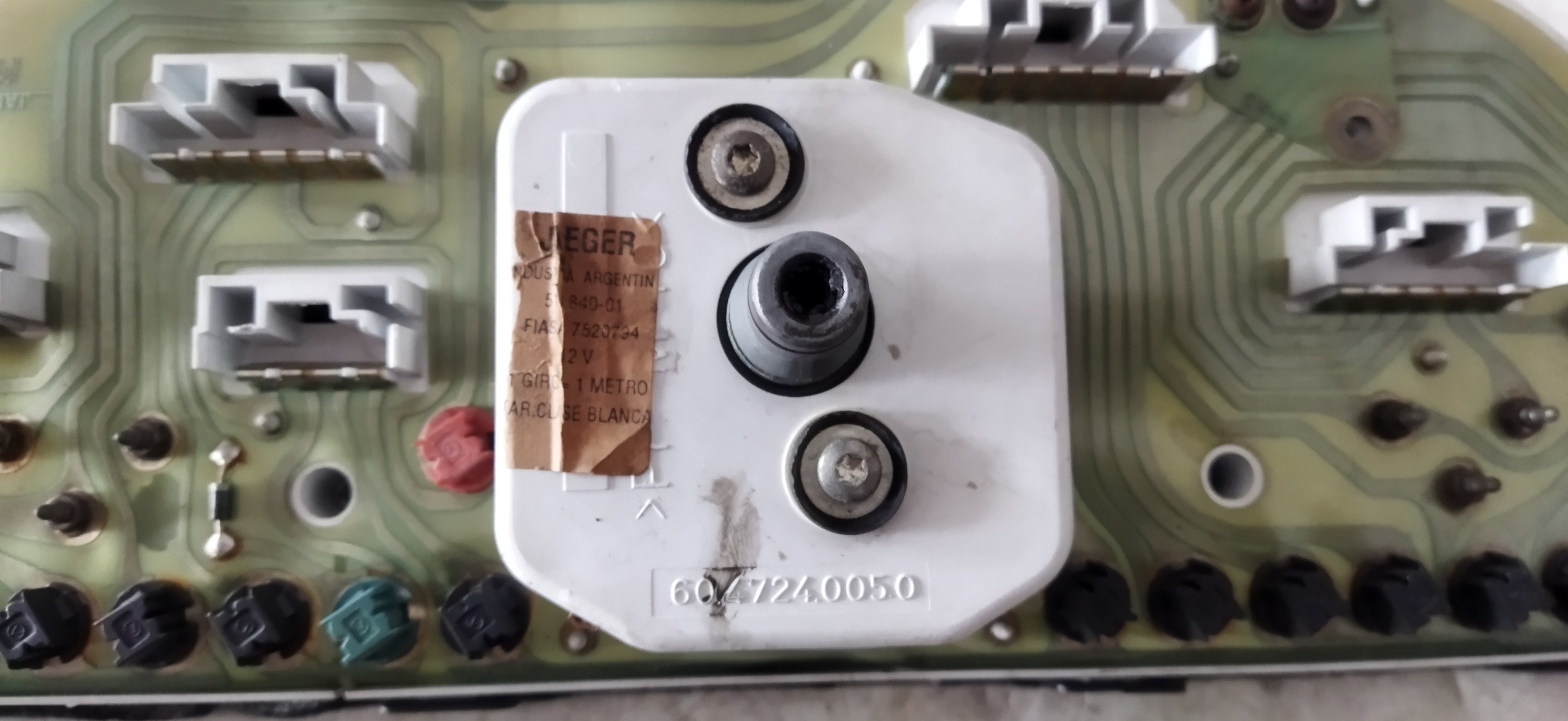 Painel Instrumentos Fiat Uno  Preto 8