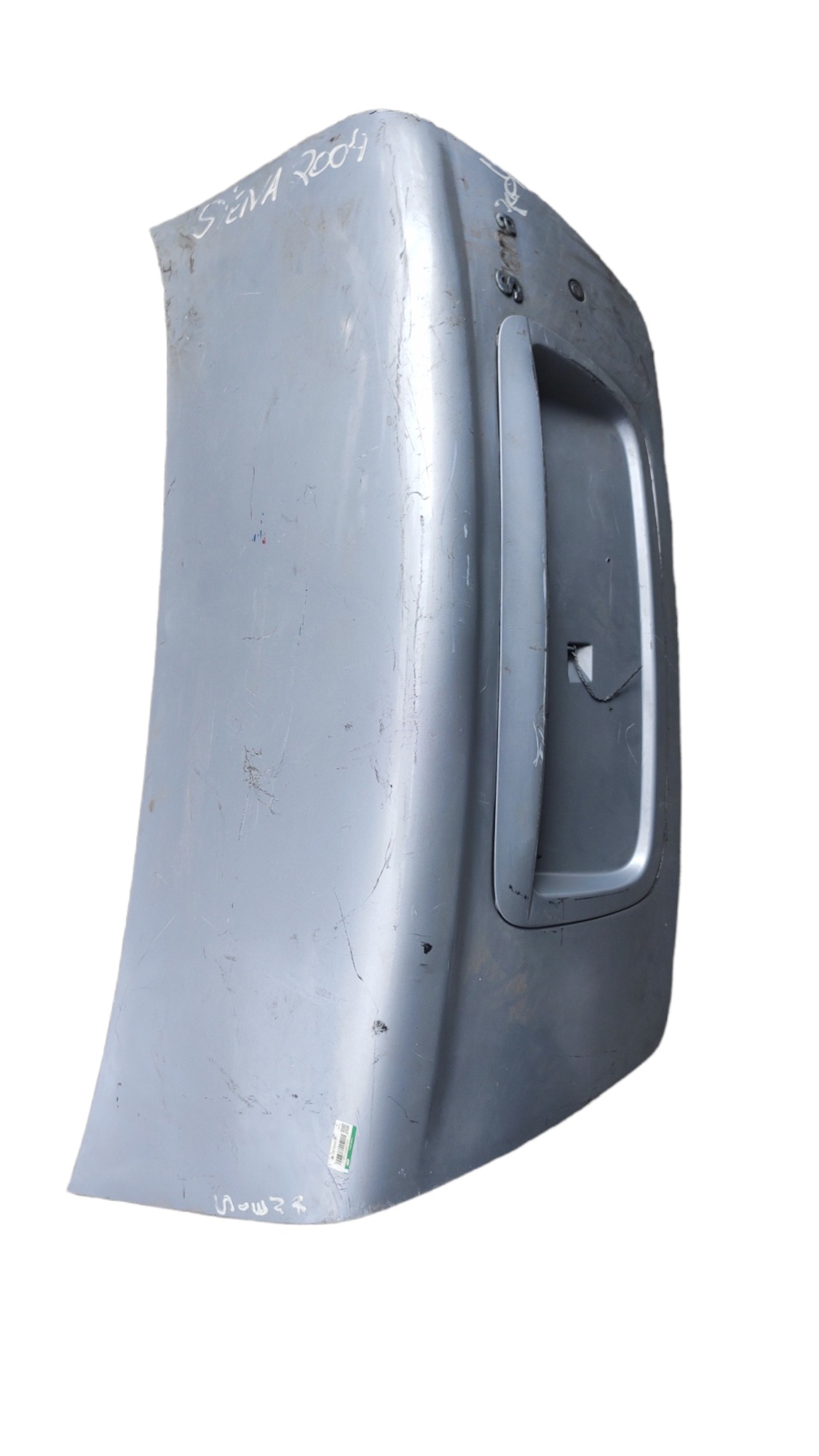 Tampa Traseira Fiat Siena 2004 Prateado 1