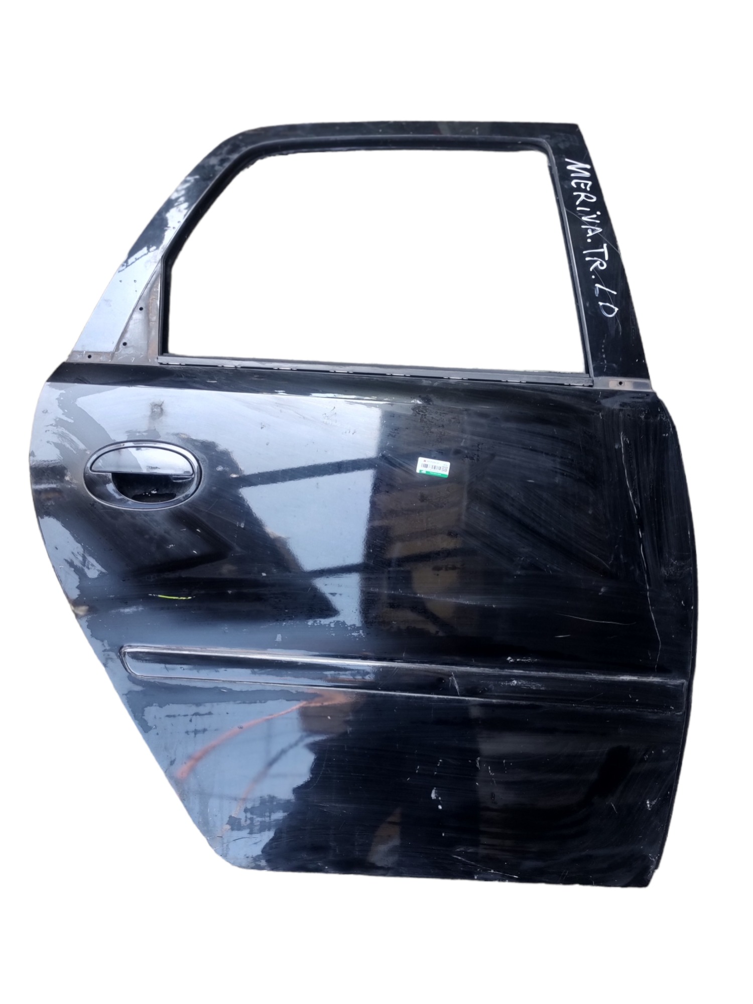 Porta Traseira Direita Gm Meriva 2007 Traseira Preto 1