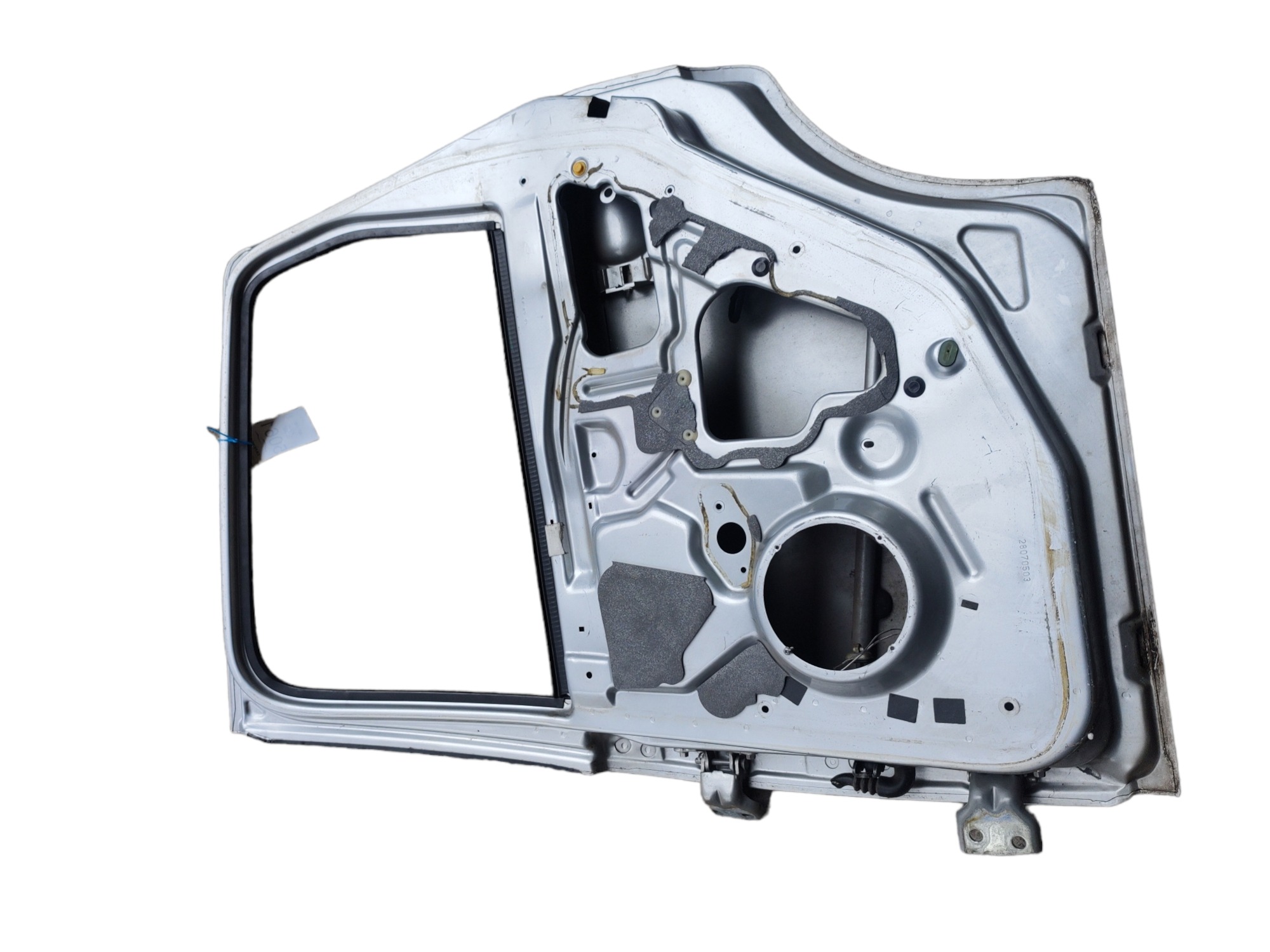 Porta Traseira Direita Ford Fiesta Sedan 2005 Traseira Prateado 2