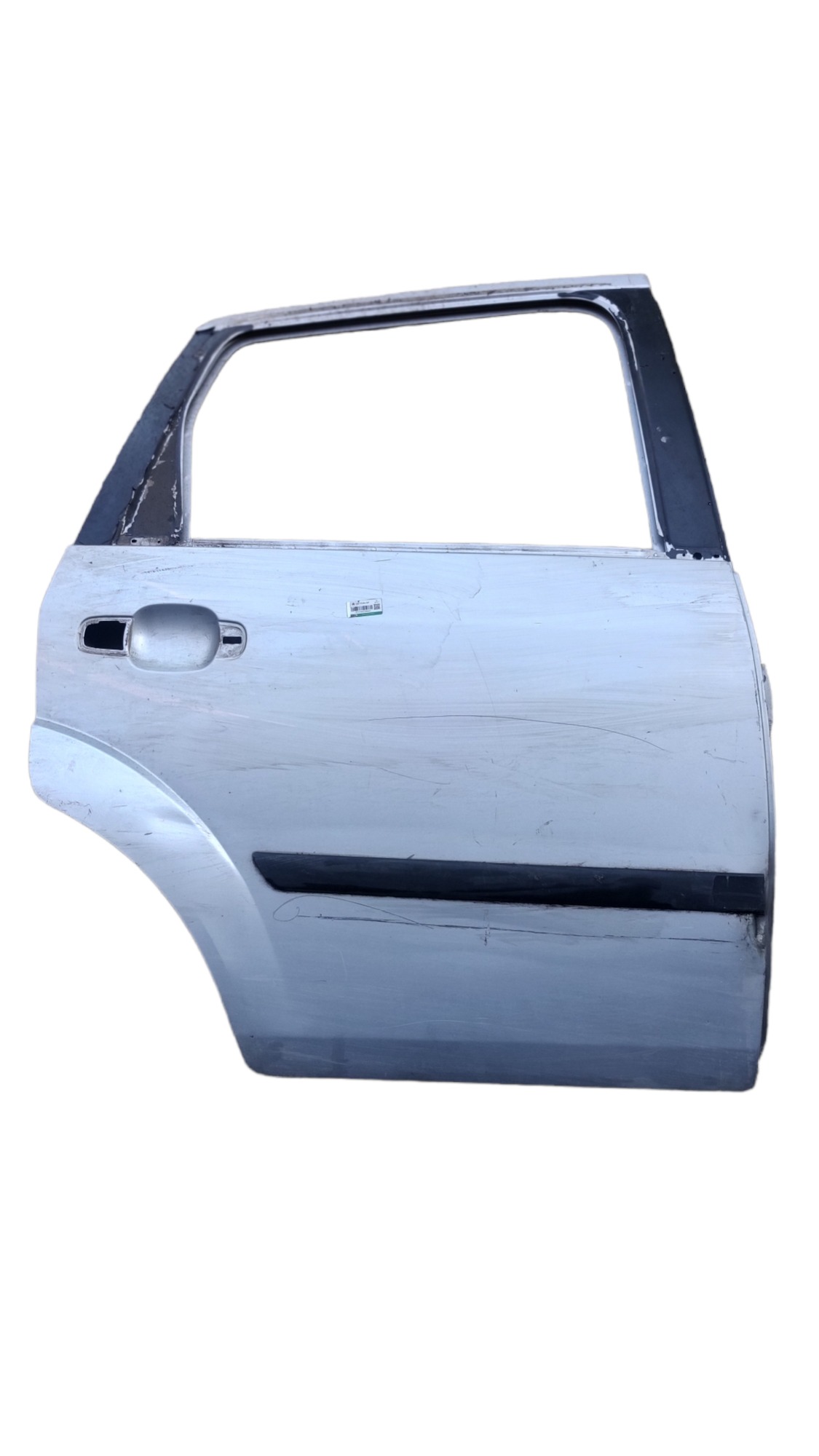 Porta Traseira Direita Ford Fiesta 2003 Traseira Prateado 1