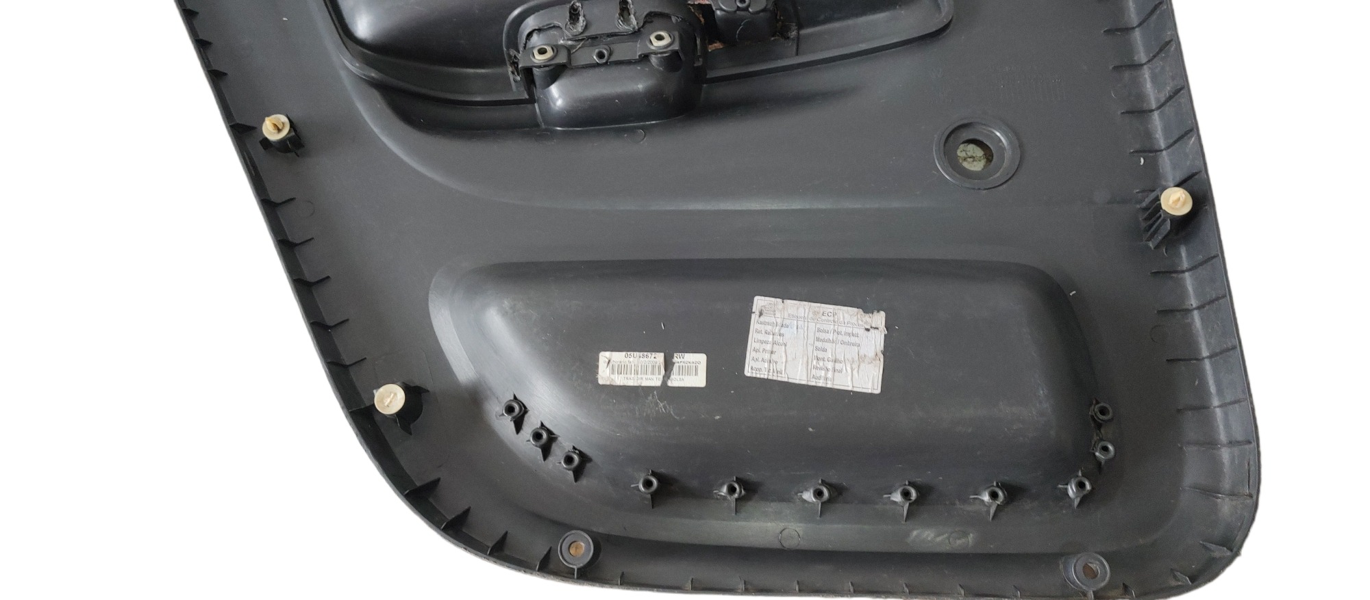 Forro De Porta Traseira Direita Vw Gol G5 Preto 3