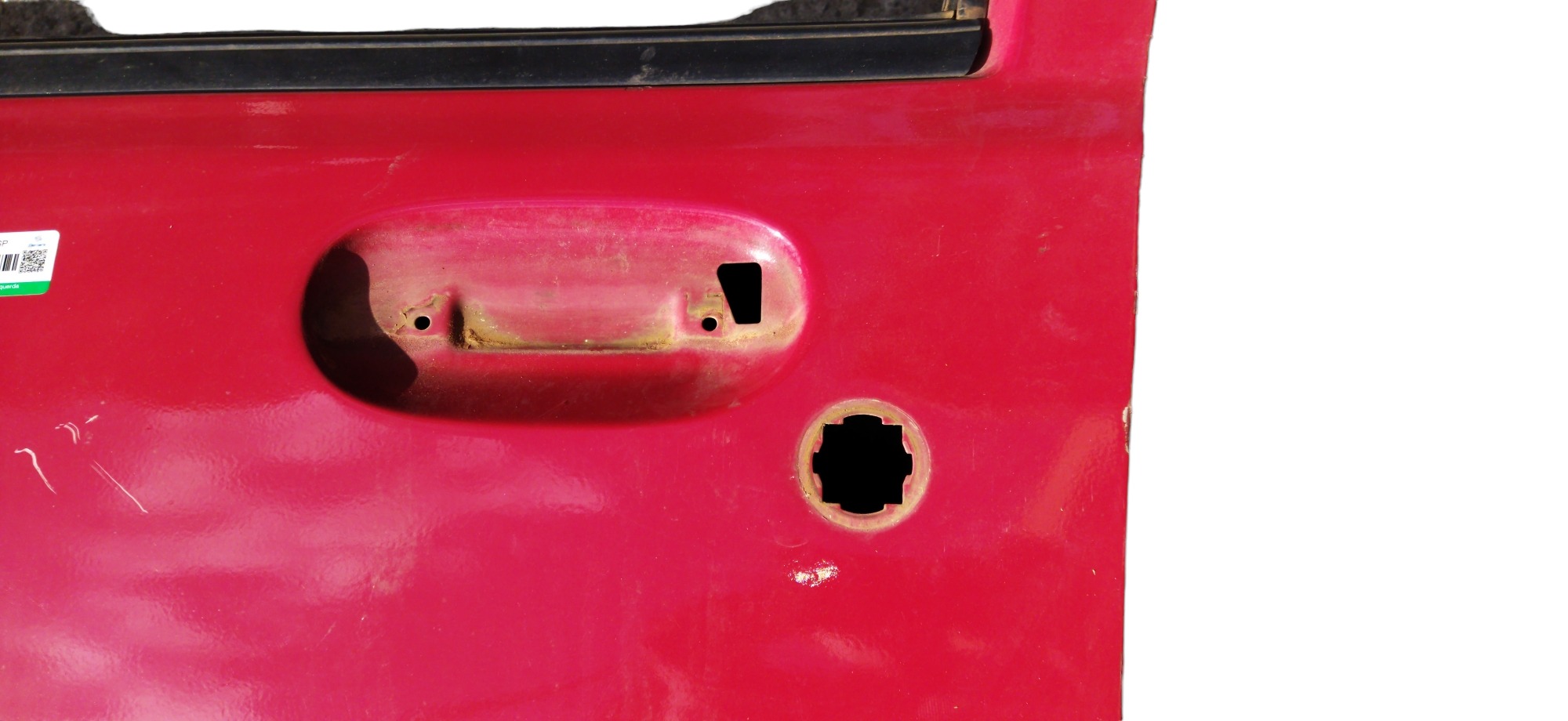 Porta Dianteira Esquerda Ford Fiesta 4 Portas 2002 Dianteira Esquerda Vermelha 8