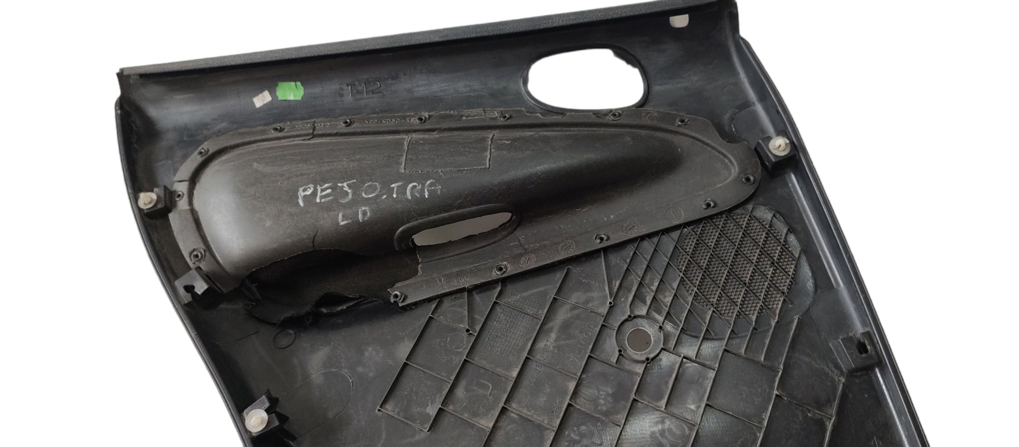 Forro De Porta Traseira Direita Peugeot 206 Preto 5