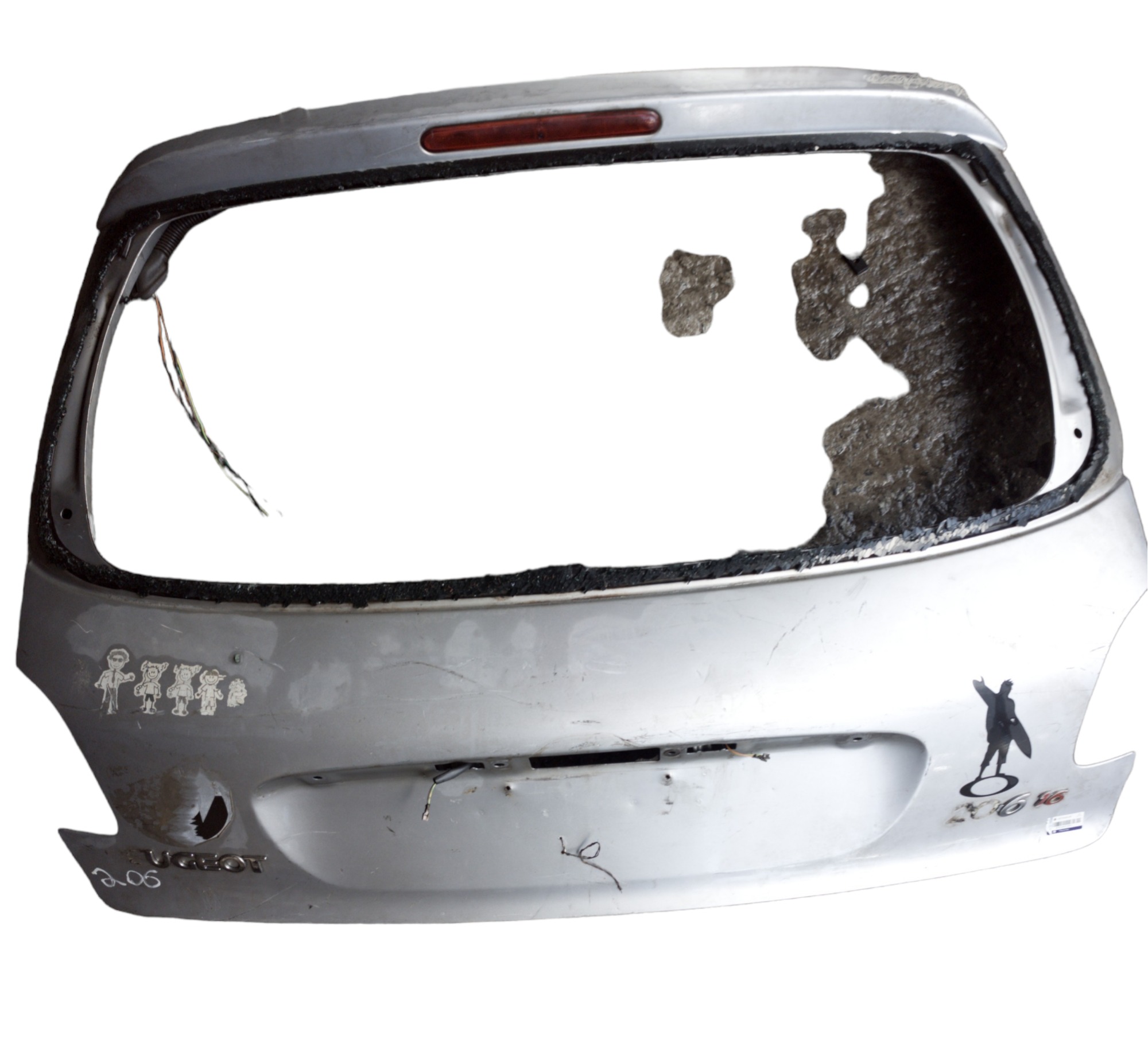 Tampa Traseira Peugeot 206 2001 1