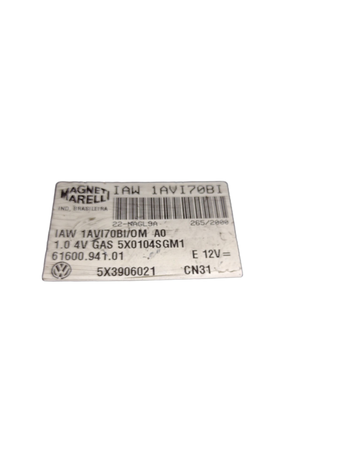 Módulo Injeção Vw Gol Mi 1.0 2001 4