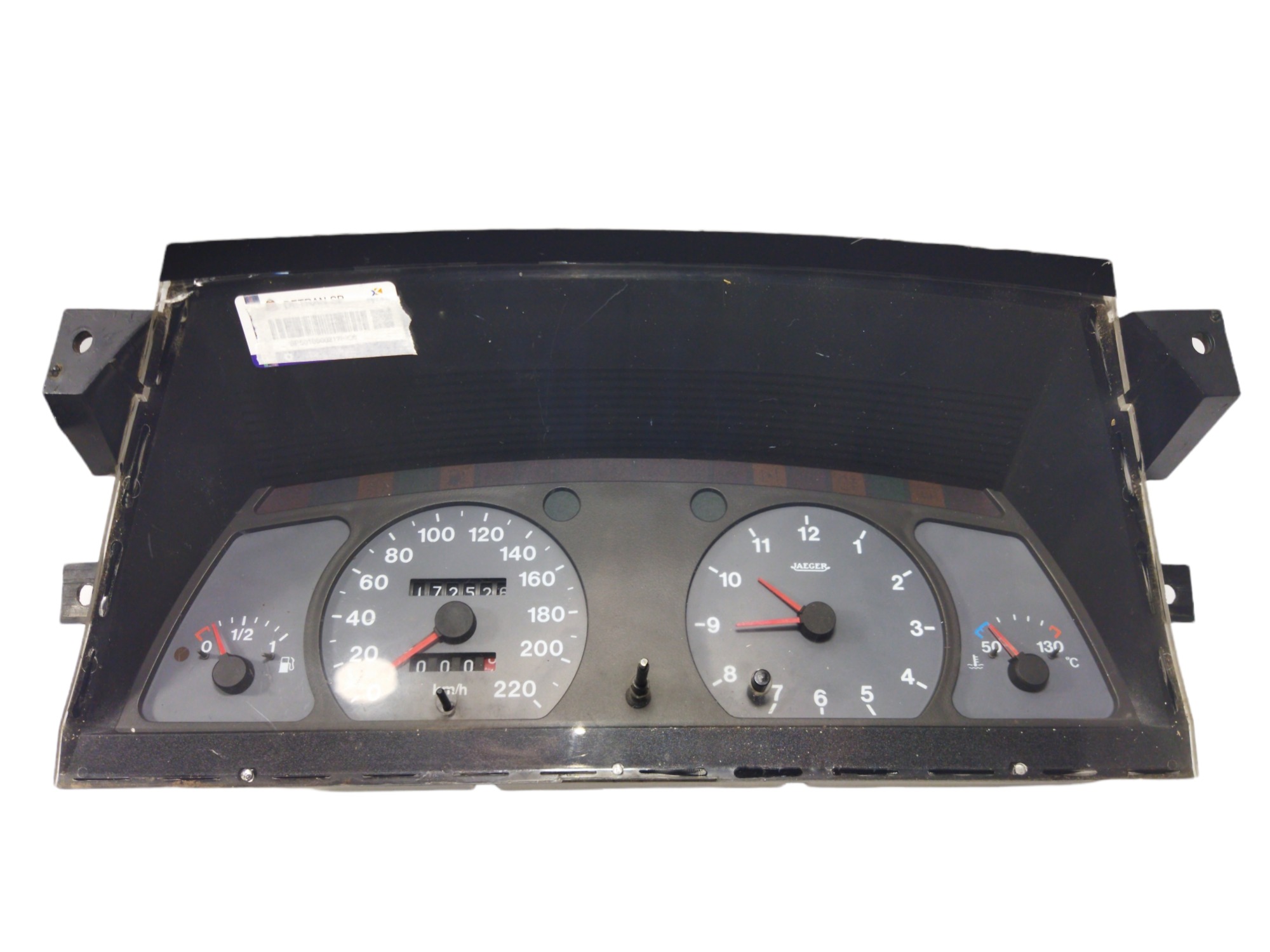 Painel De Instrumento Fiat Tempra Com Relógio  Bordô 4