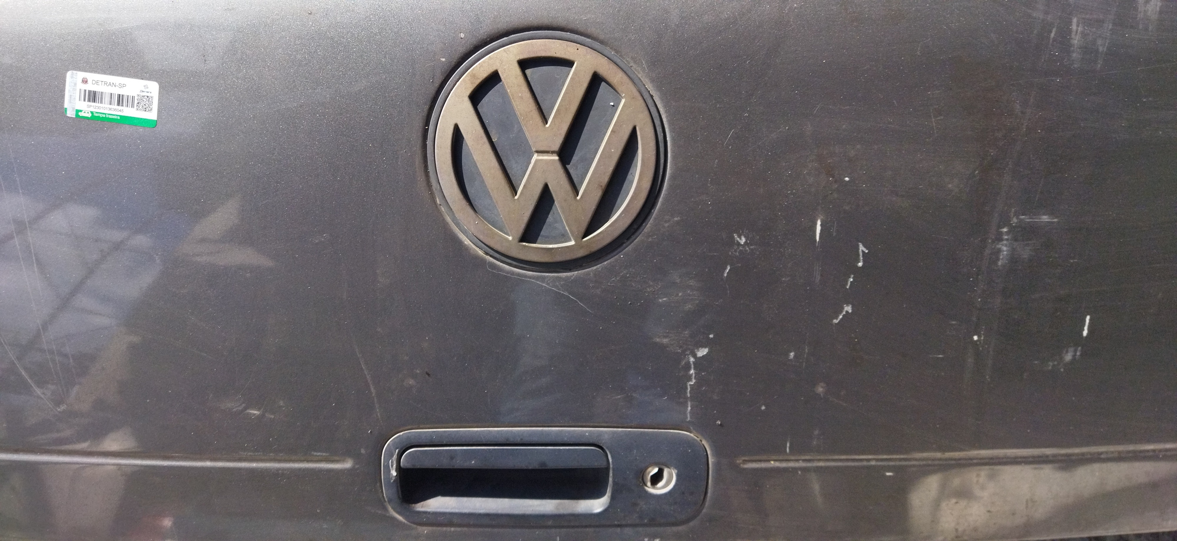 Tampa Traseira Porta Malas Vw Gol G3 S/vidro  Chumbo 9