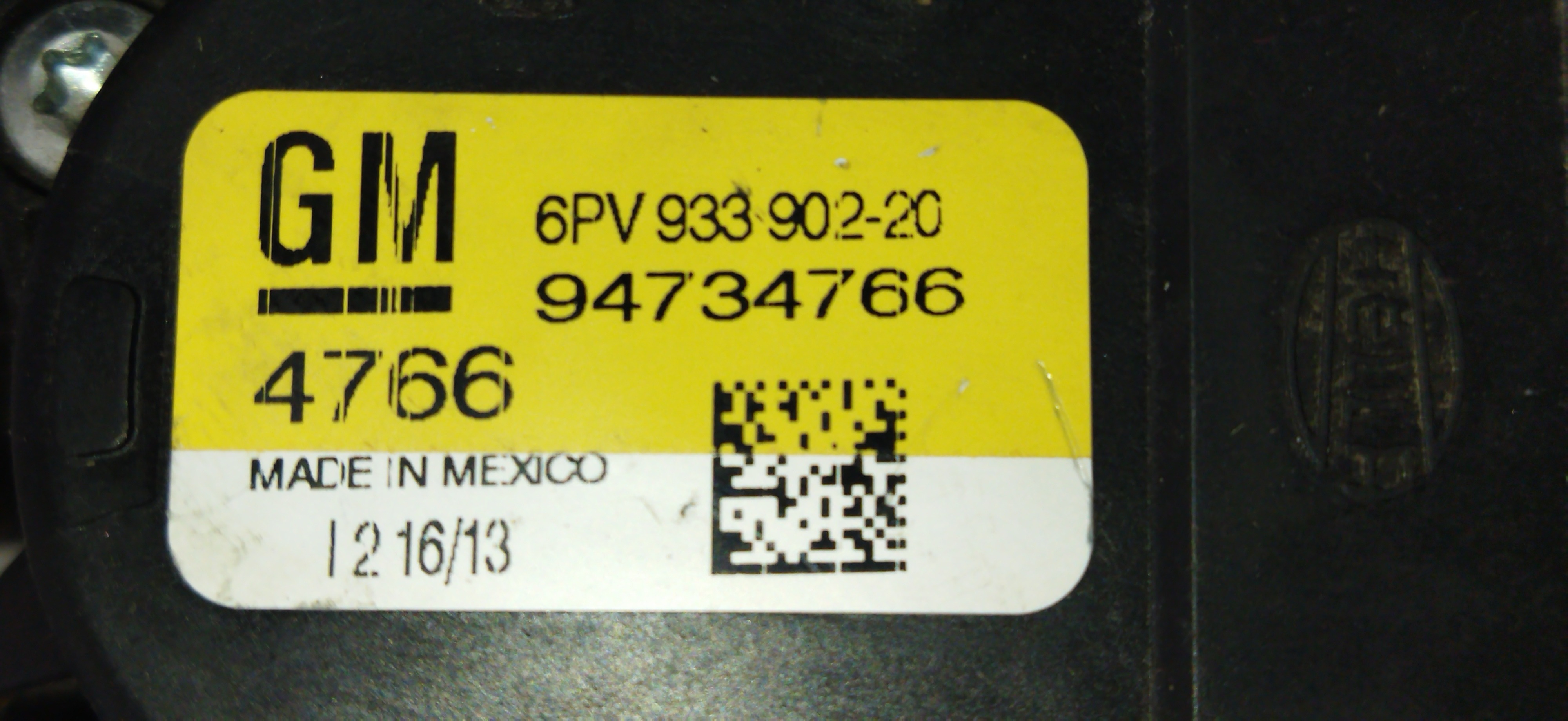 Pedal Acelerador Gm Agile 7