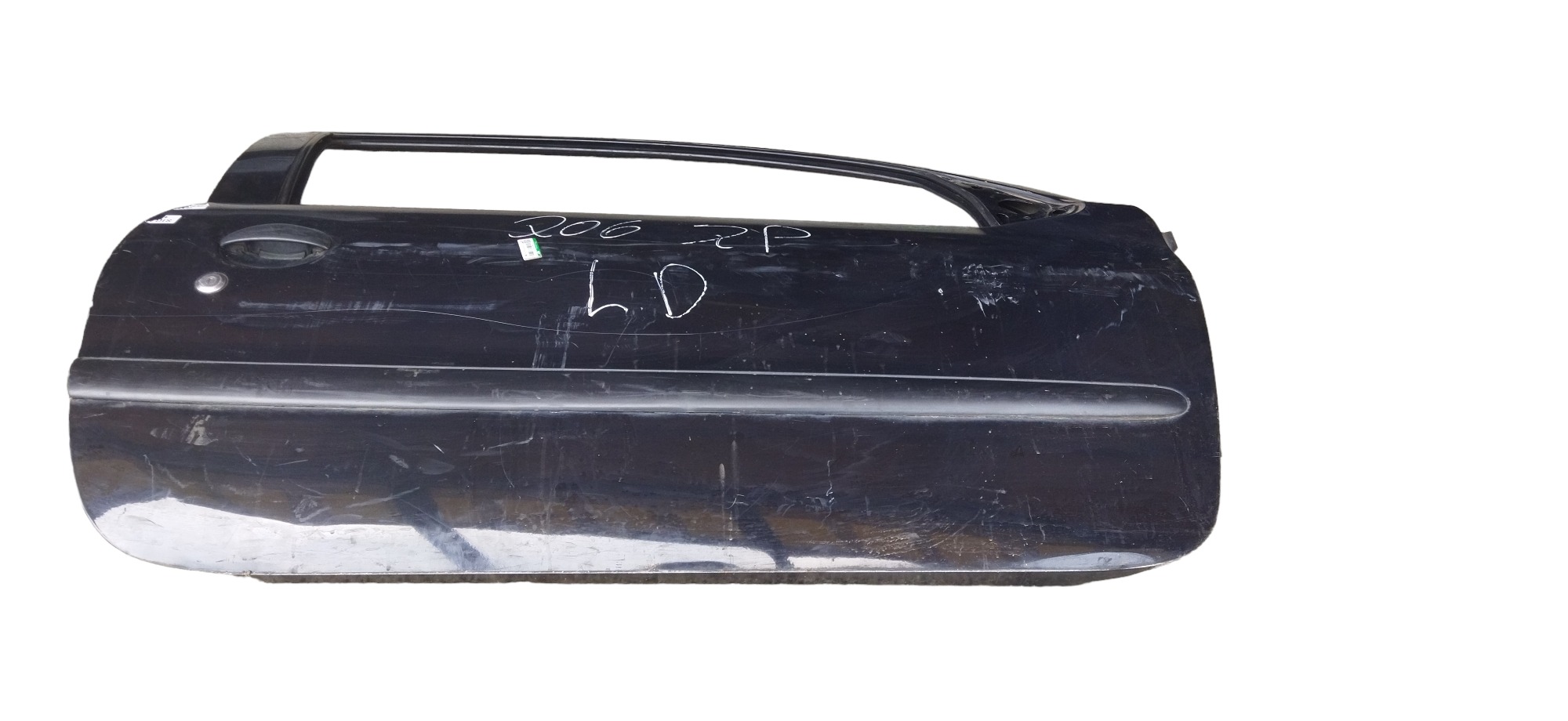 Porta Dianteira Direita Peugeot 206 2 Portas  Dianteira Direita Preto 6