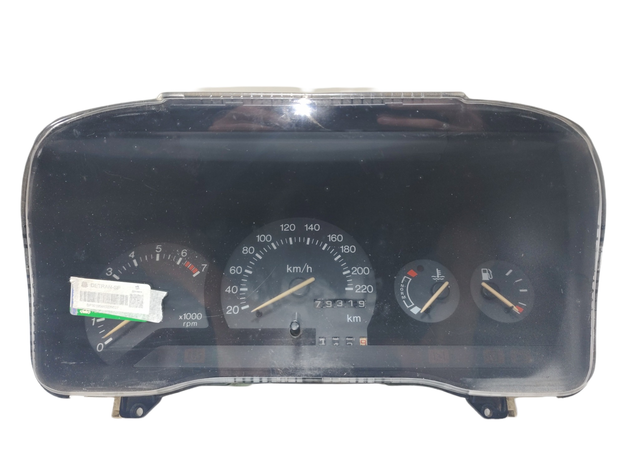 Painel De Instrumento Ford Escort Com Contagiro Azul-turquesa 1