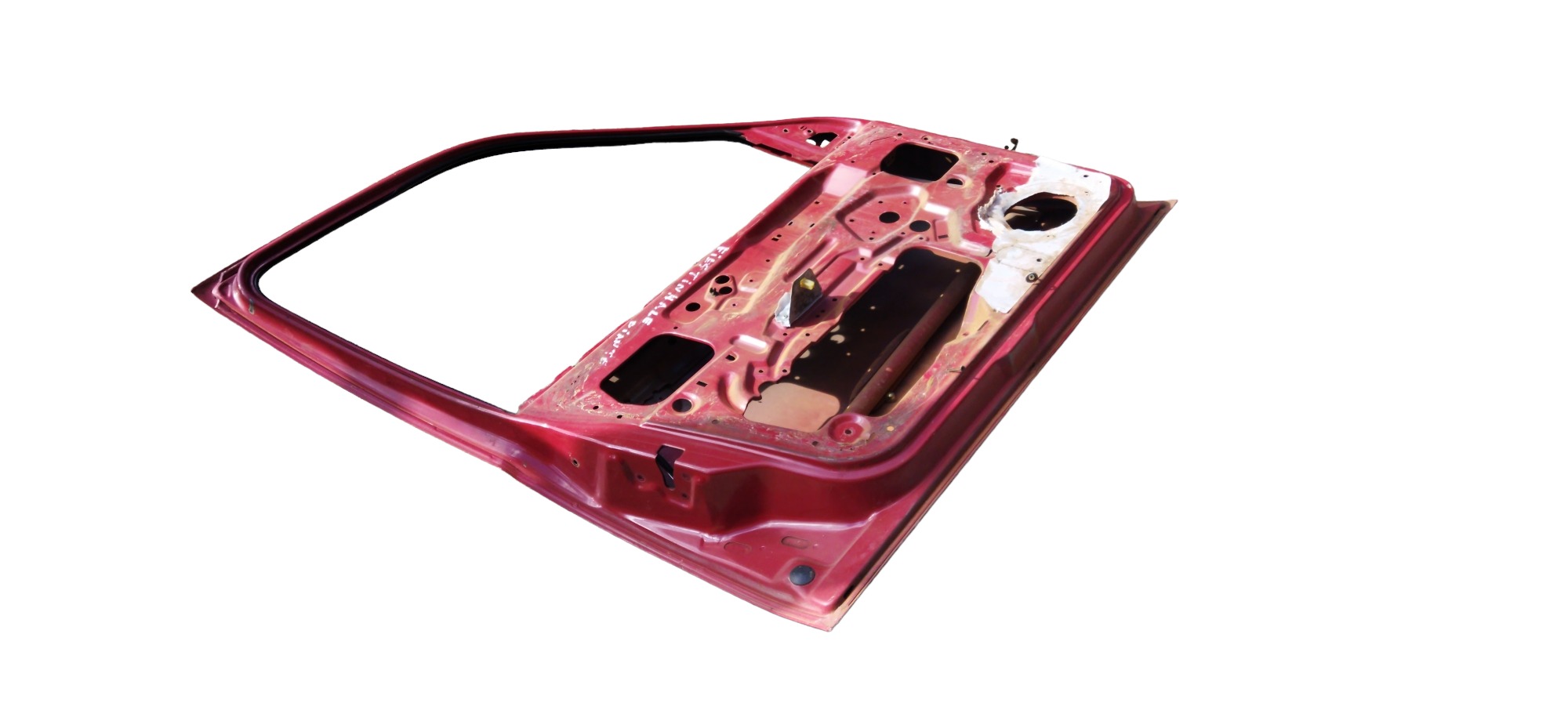 Porta Dianteira Esquerda Ford Fiesta 4 Portas 2002 Dianteira Esquerda Vermelha 4