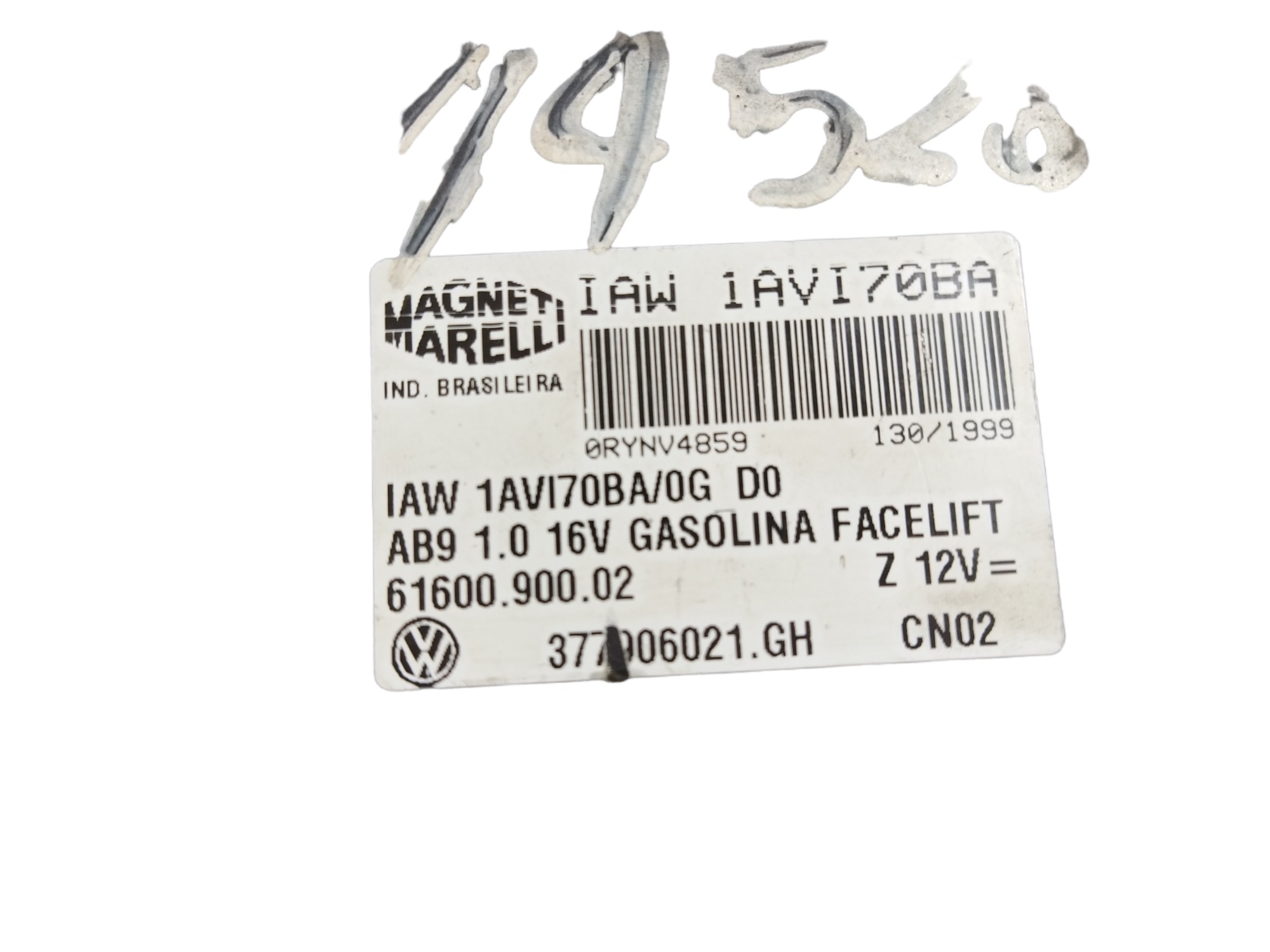 Módulo Injeção Vw Gol Parati  1.0 16v Gasolina 1999 5