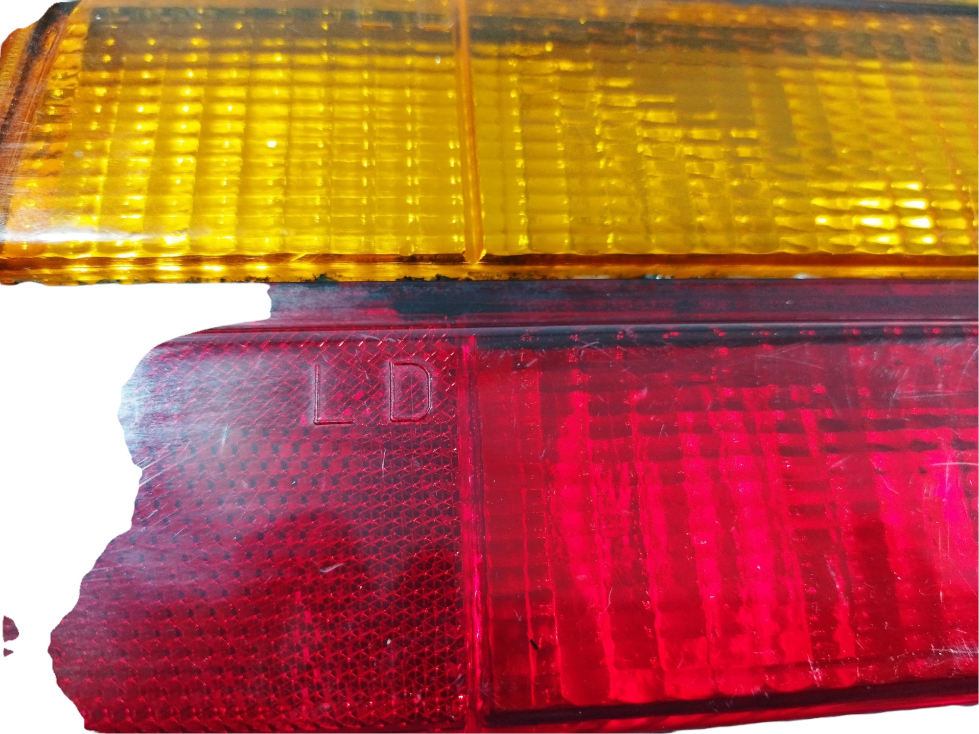 Lanterna Traseira Direita Gm Chevette 87/ Direito Vemelha Branca E Laranja 2