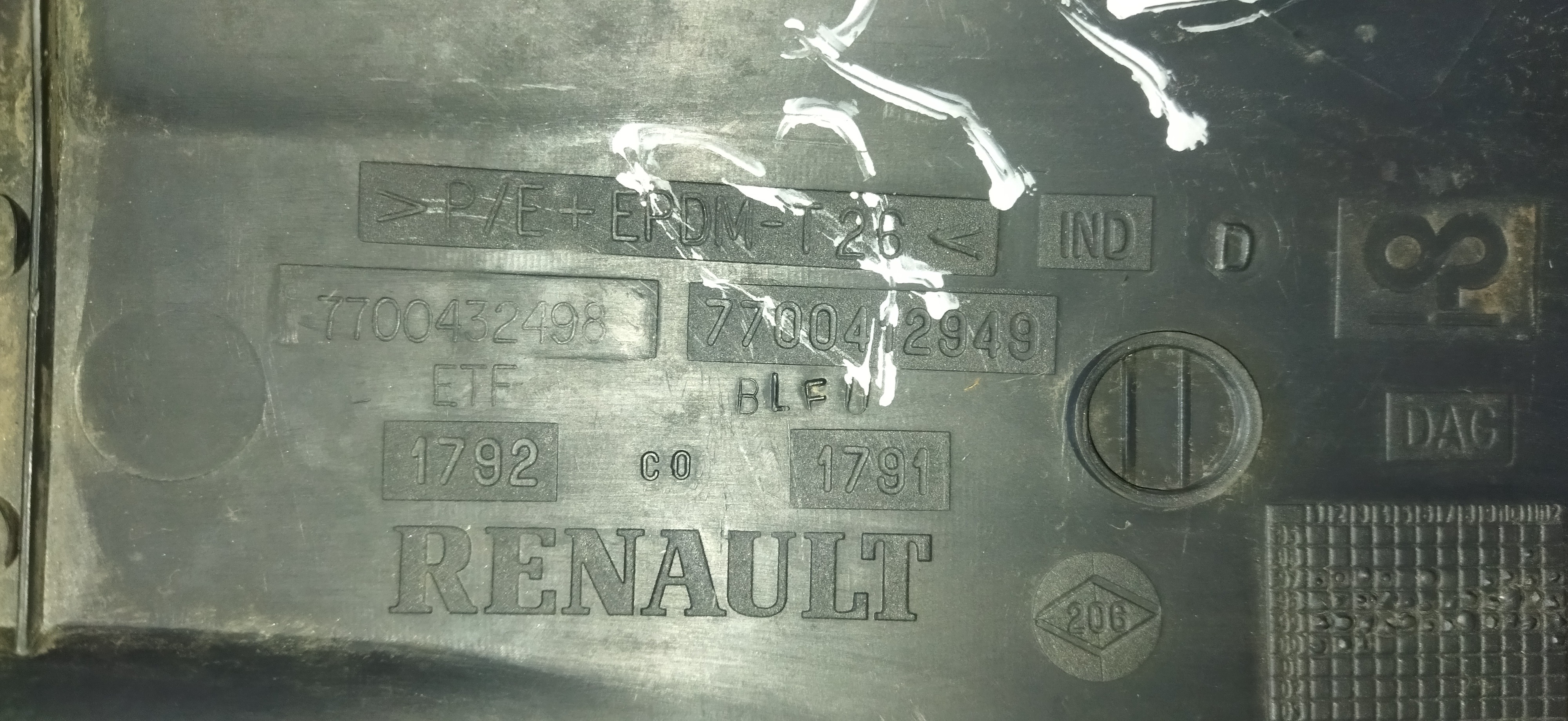 Acabamento Inferior Coluna Direção Renault Clio 6