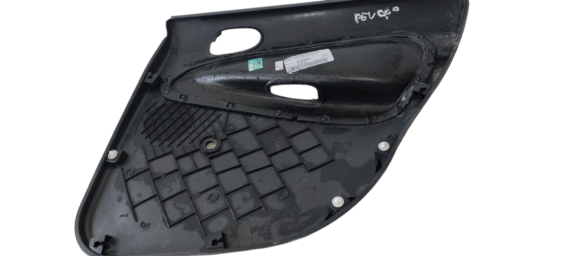 Forro De Porta Traseiro Esquerdo Peugeot 207 4