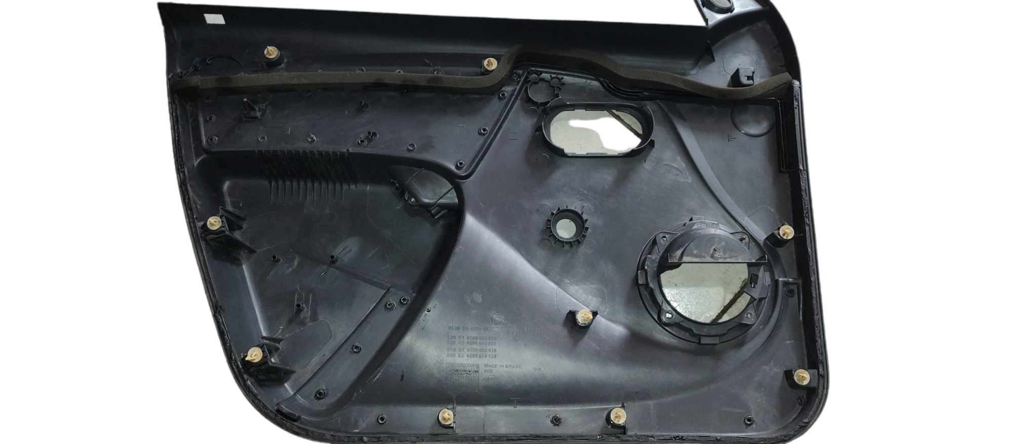 Forro  Porta Dianteiro Direito Renault Sandero  Preto 3