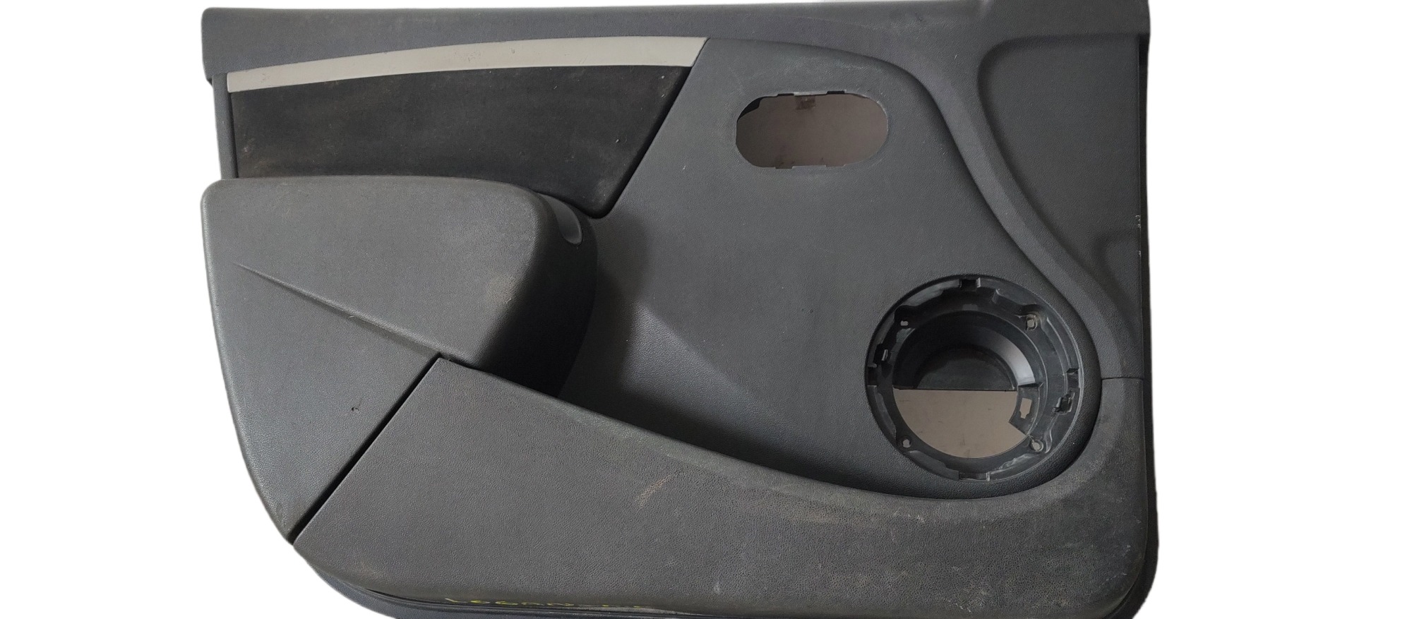 Forro De Porta Dianteiro Esquerdo Renault Logan 2010 Cinza 2