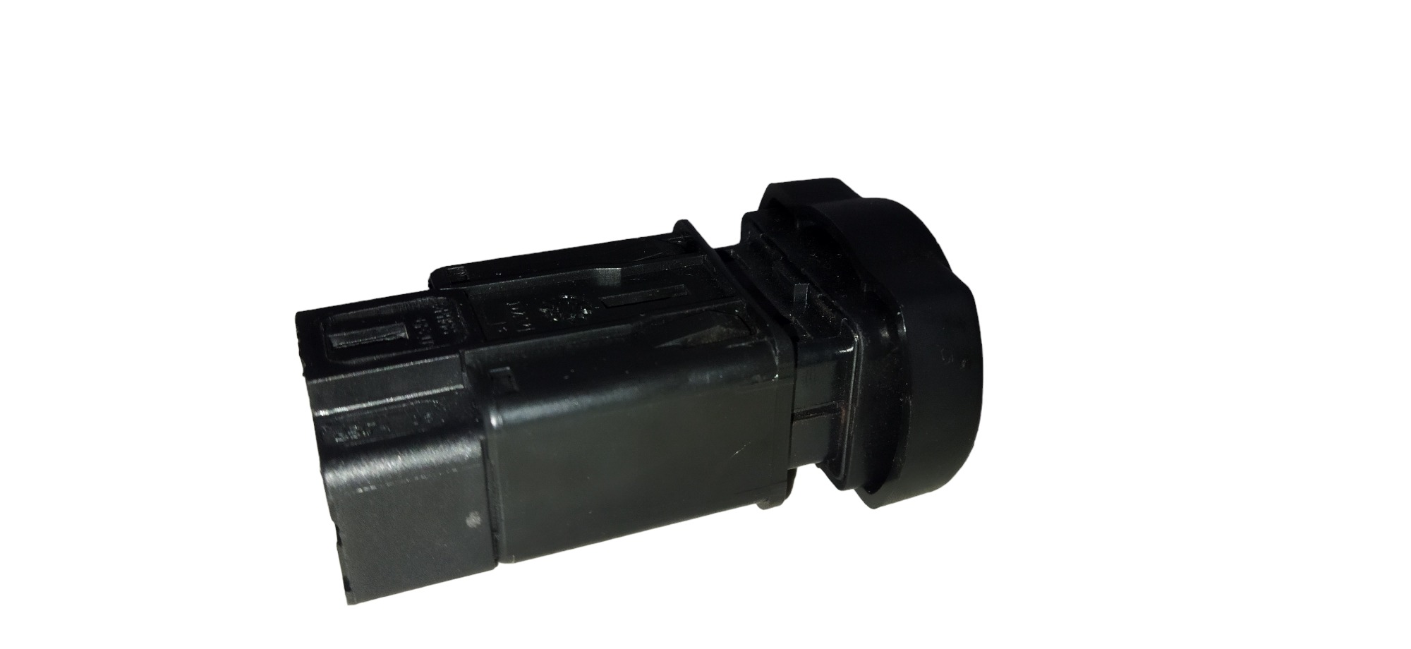Botão Pisca Alerta Renault Logan Sandero   Preto/vermelho 3