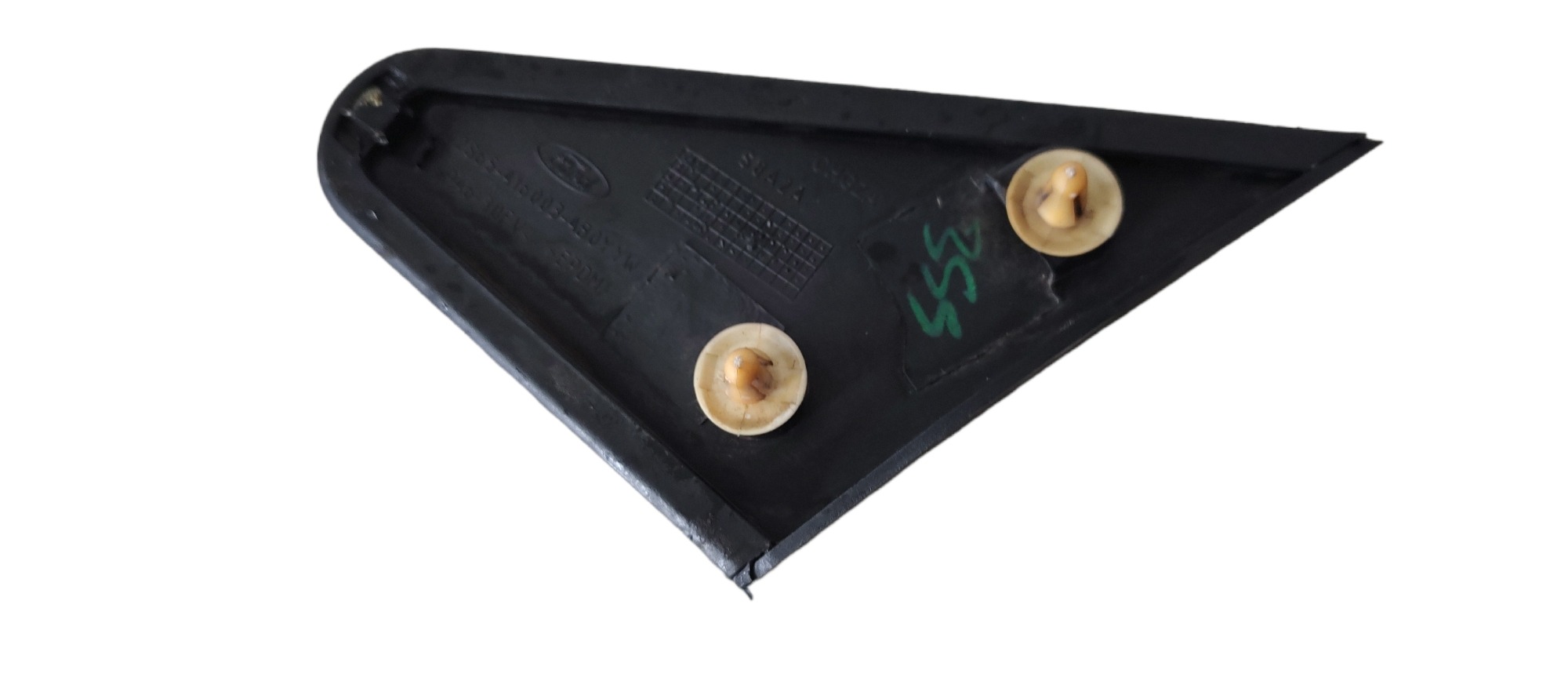 Moldura Retrovisor Direito Ford Fiesta 2003 Preto 2