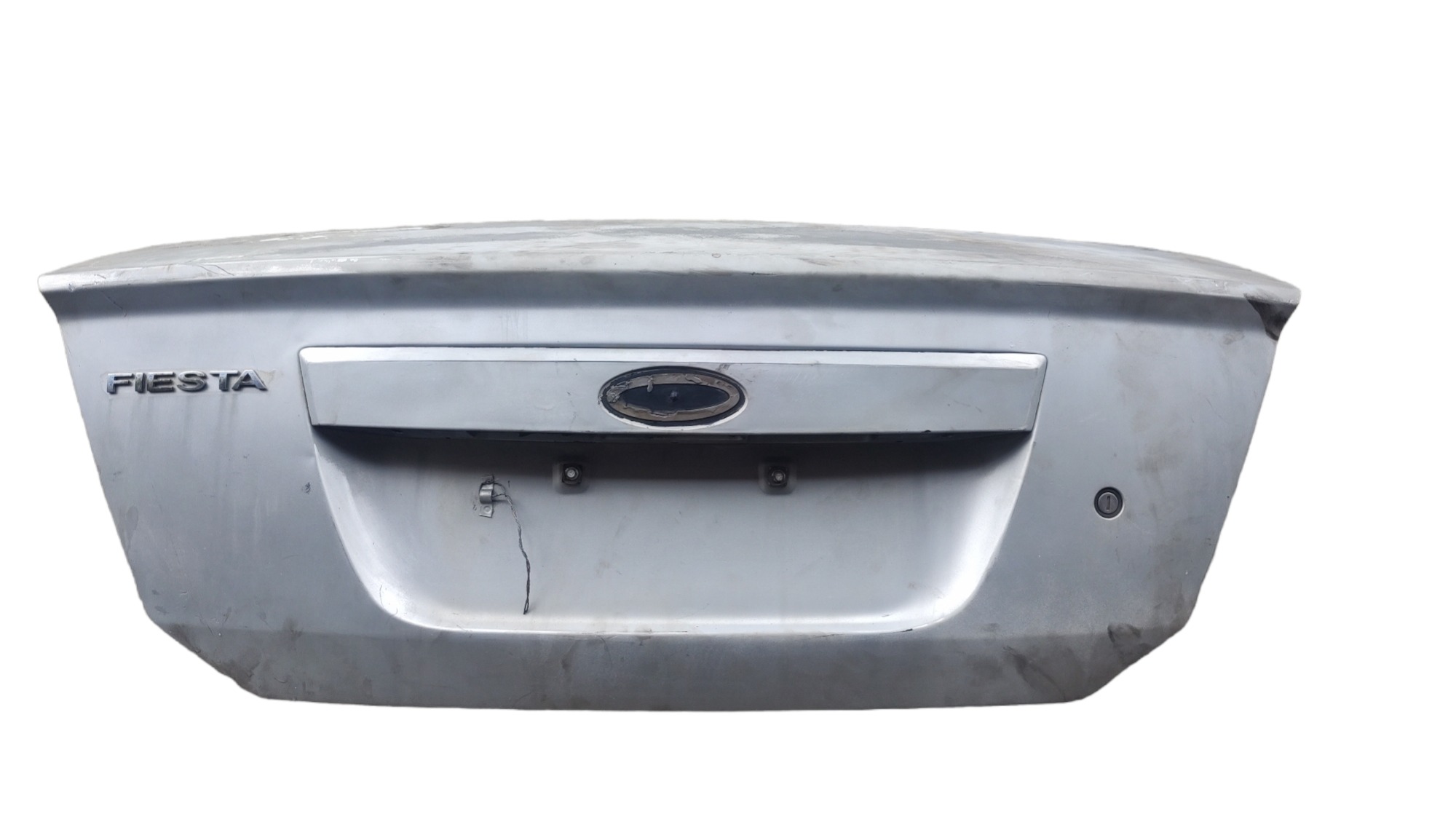 Tampa Traseira Ford Fiesta Sedan  2005 Prateado 2