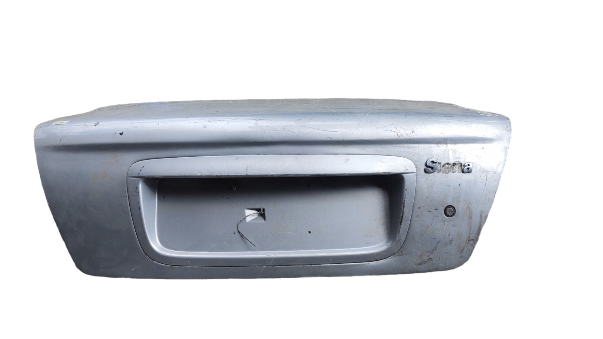 Tampa Traseira Fiat Siena 2004 Prateado 2