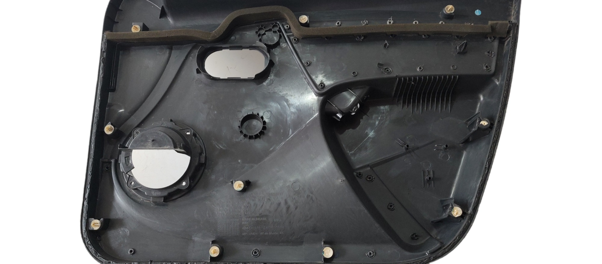Forro De Porta Dianteiro Esquerdo Renault Logan 2010 Cinza 4