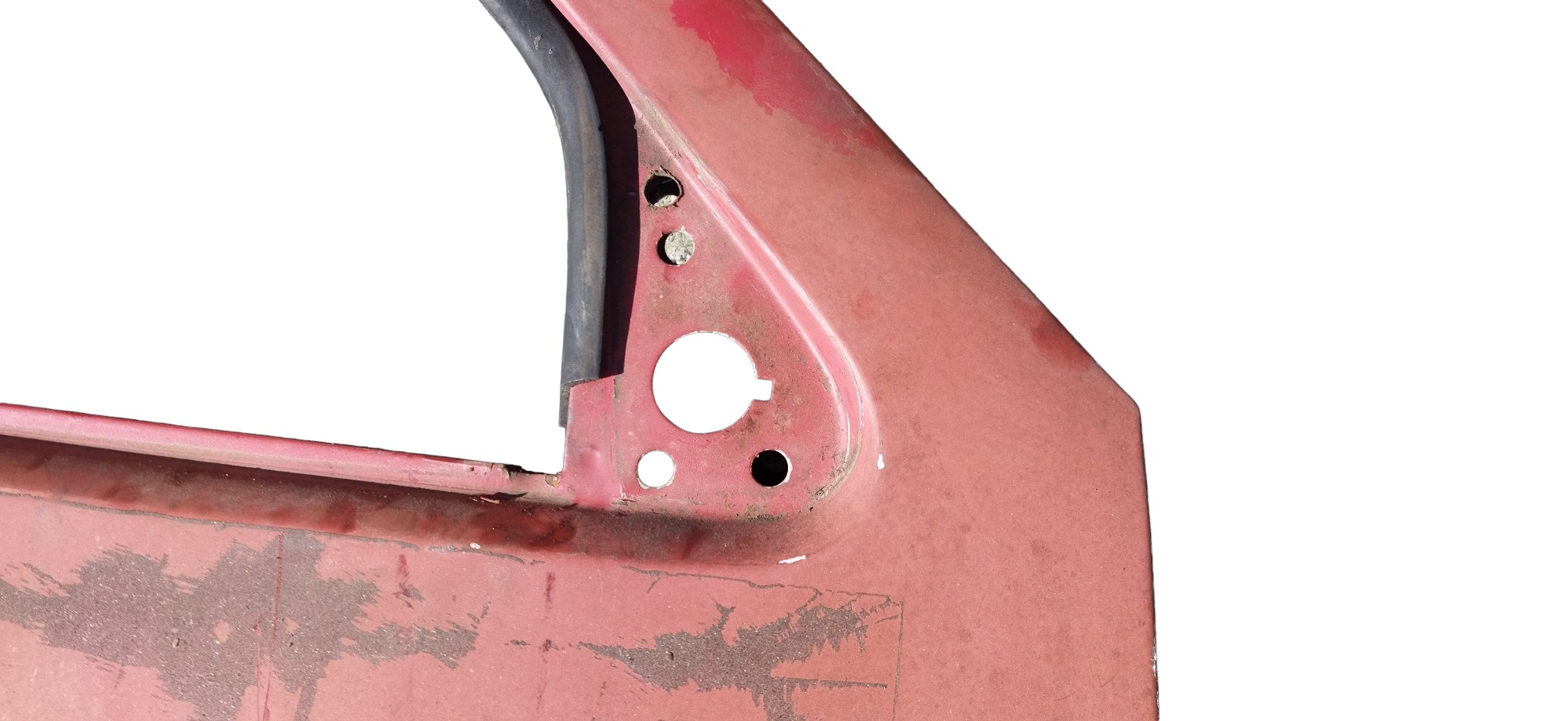 Porta Dianteira Direita Fiat Uno 1989 Dianteira Direito Vermelha 10