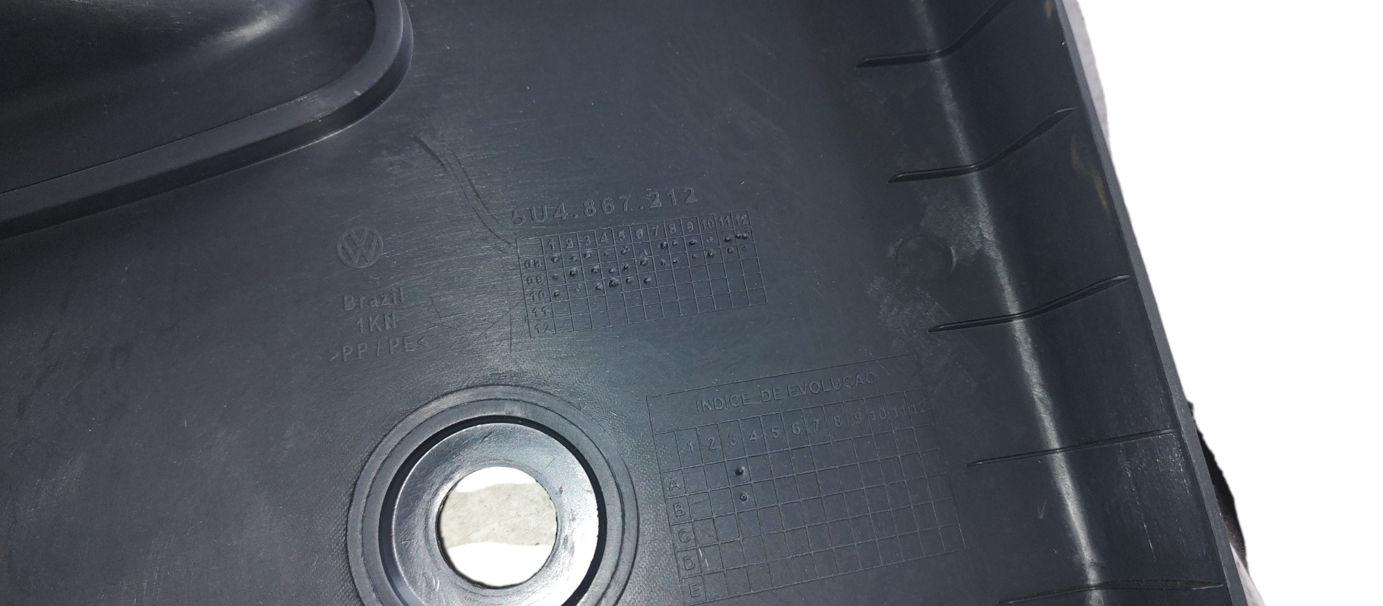 Forro Porta Traseira Direita Vw Gol G5 2010 Cinza 5
