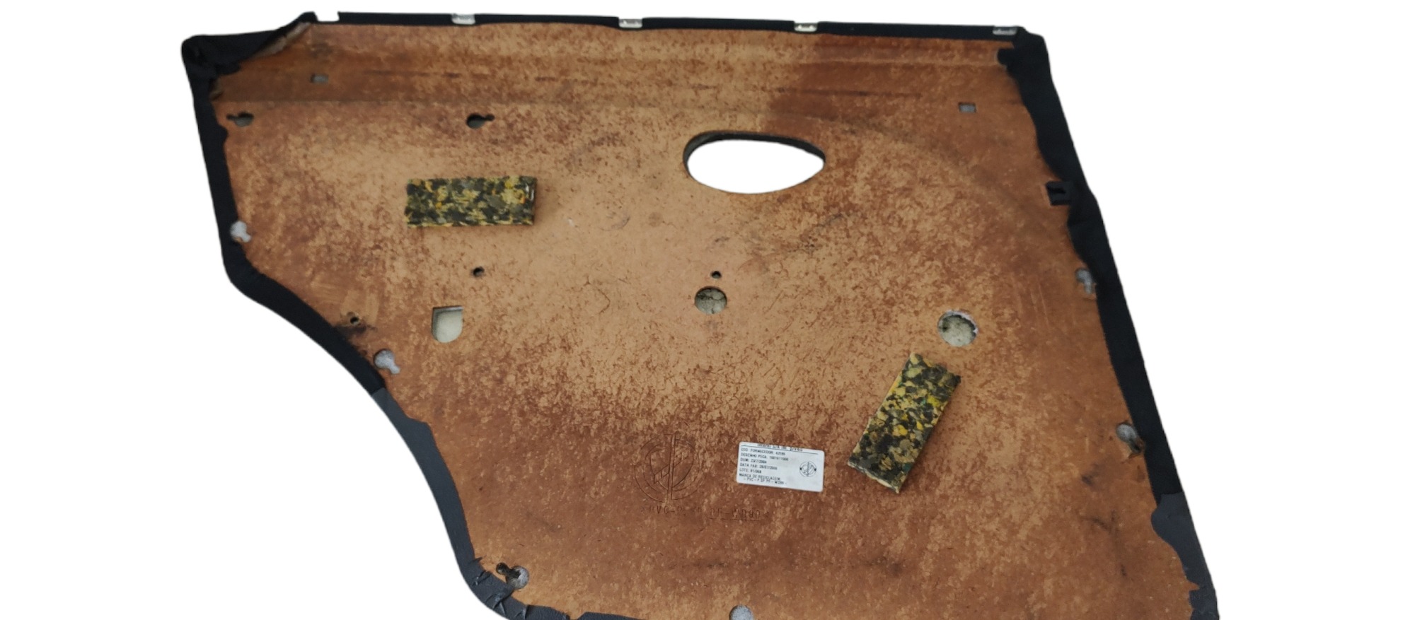Forro Porta Dianteira Direita Fiat Palio Azul 3