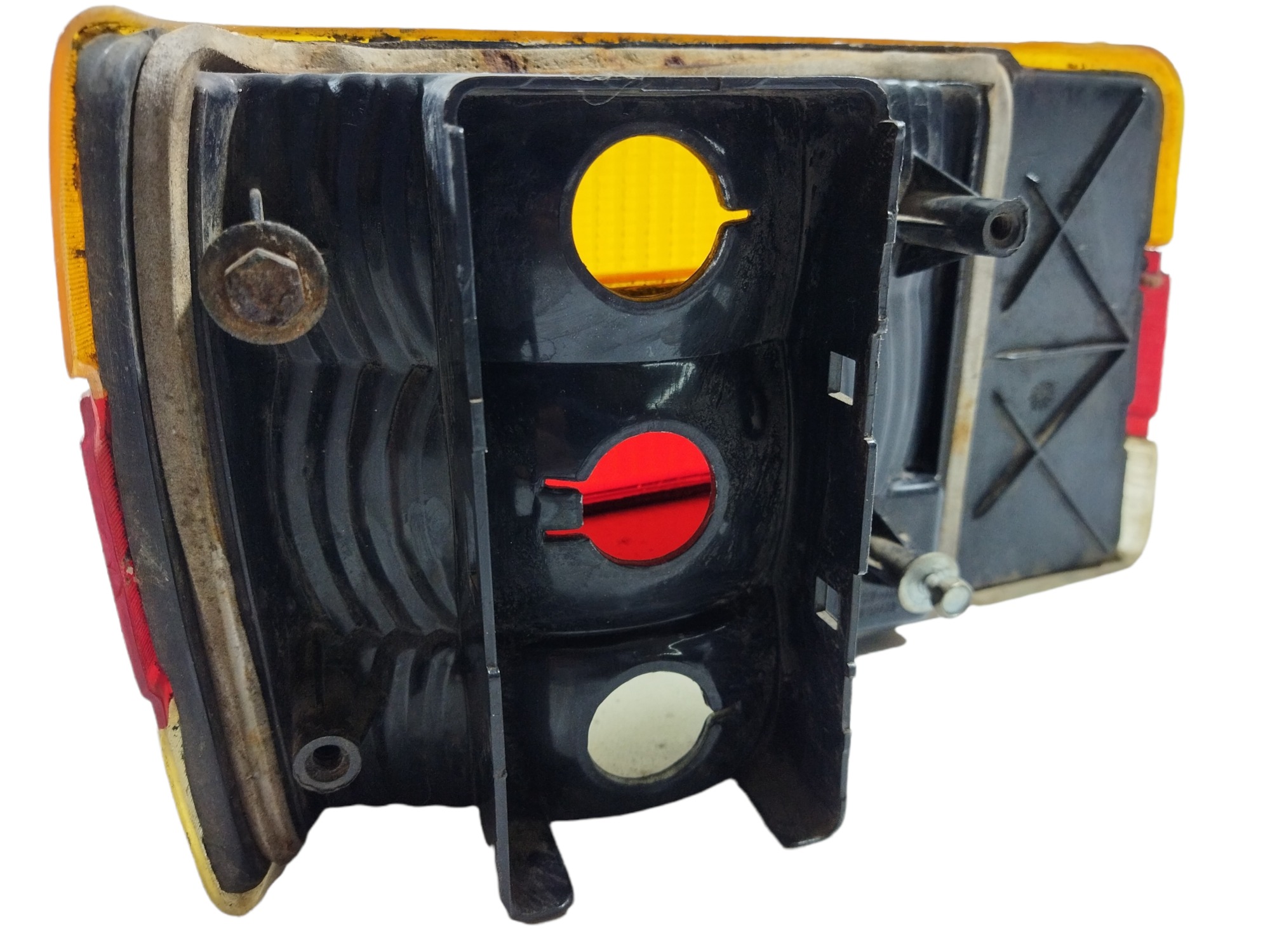 Lanterna Traseira Direita Gm Chevette 87/ Direito Vemelha Branca E Laranja 6