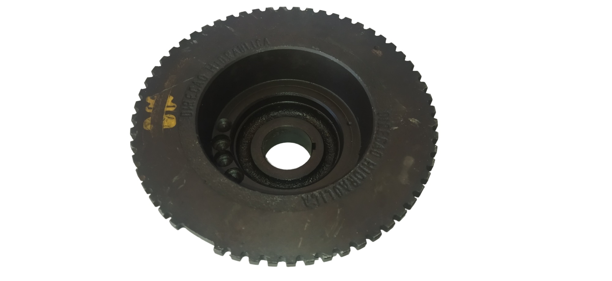 Polia Virabrequim 8v Com Direção Fiat Palio 4