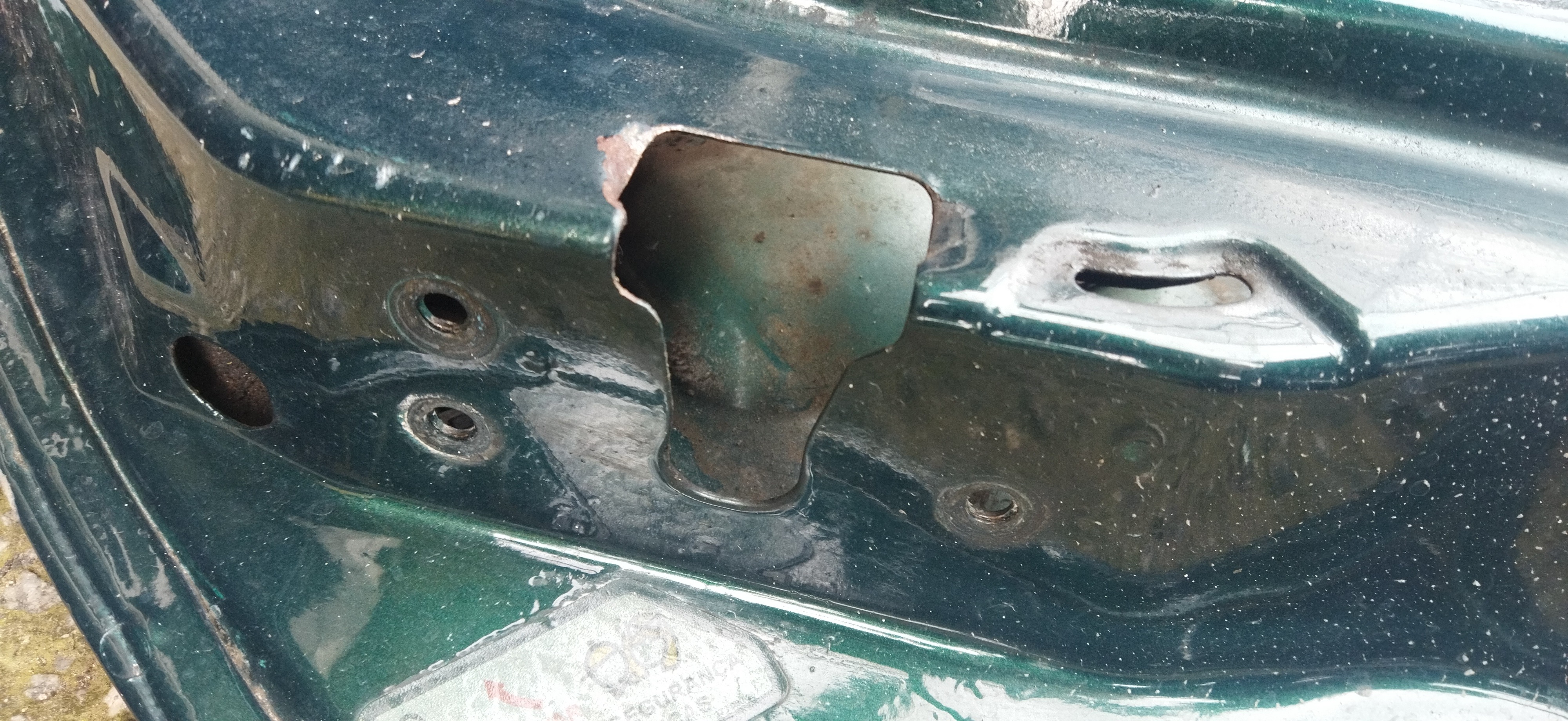 Porta Traseira Esquerda Vw Parati Cl 1998 C/detalhes Traseira Esquerda Verde 6