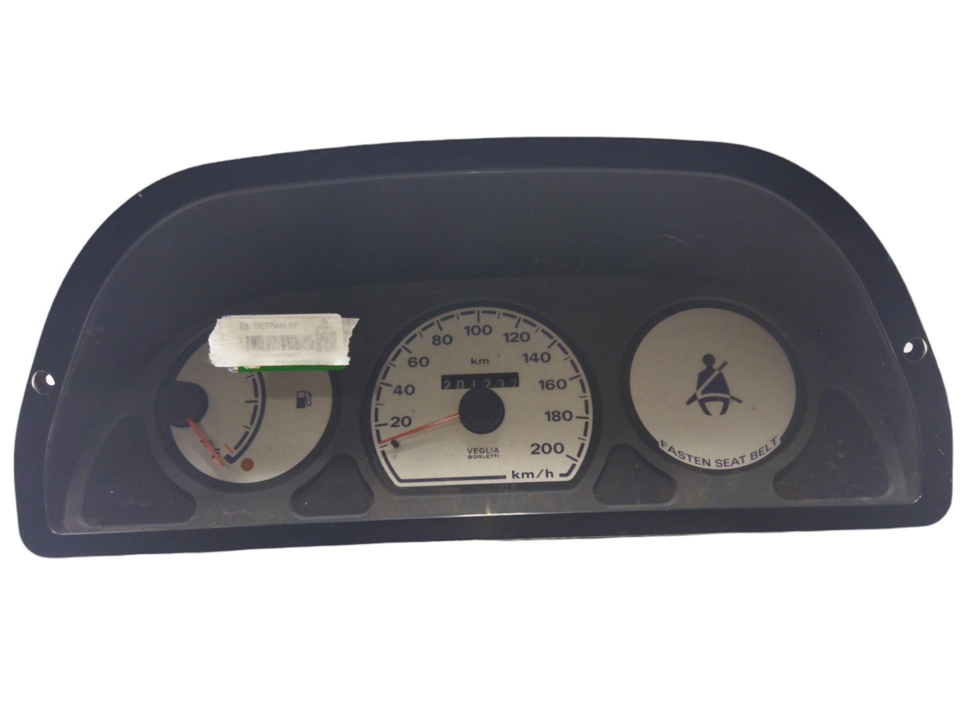 Painel De Instrumento Fiat Uno Analógico Branco 2