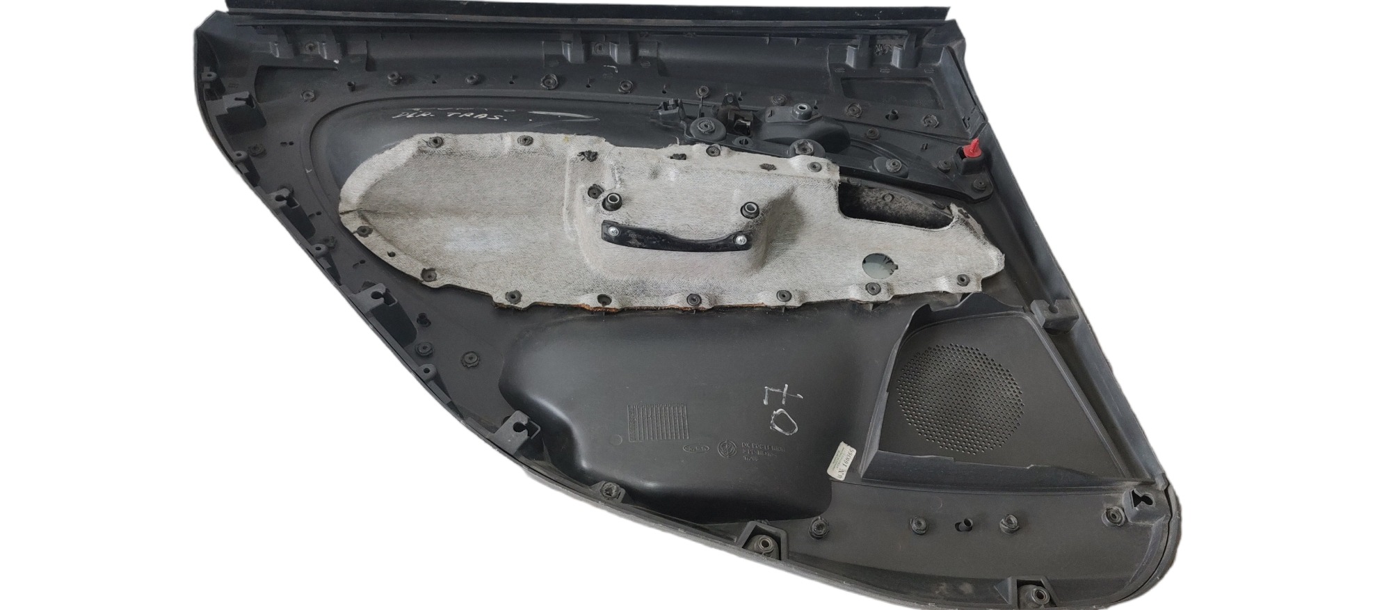Forro De Porta Traseira Direita Fiat Punto 2007 Cinza 3