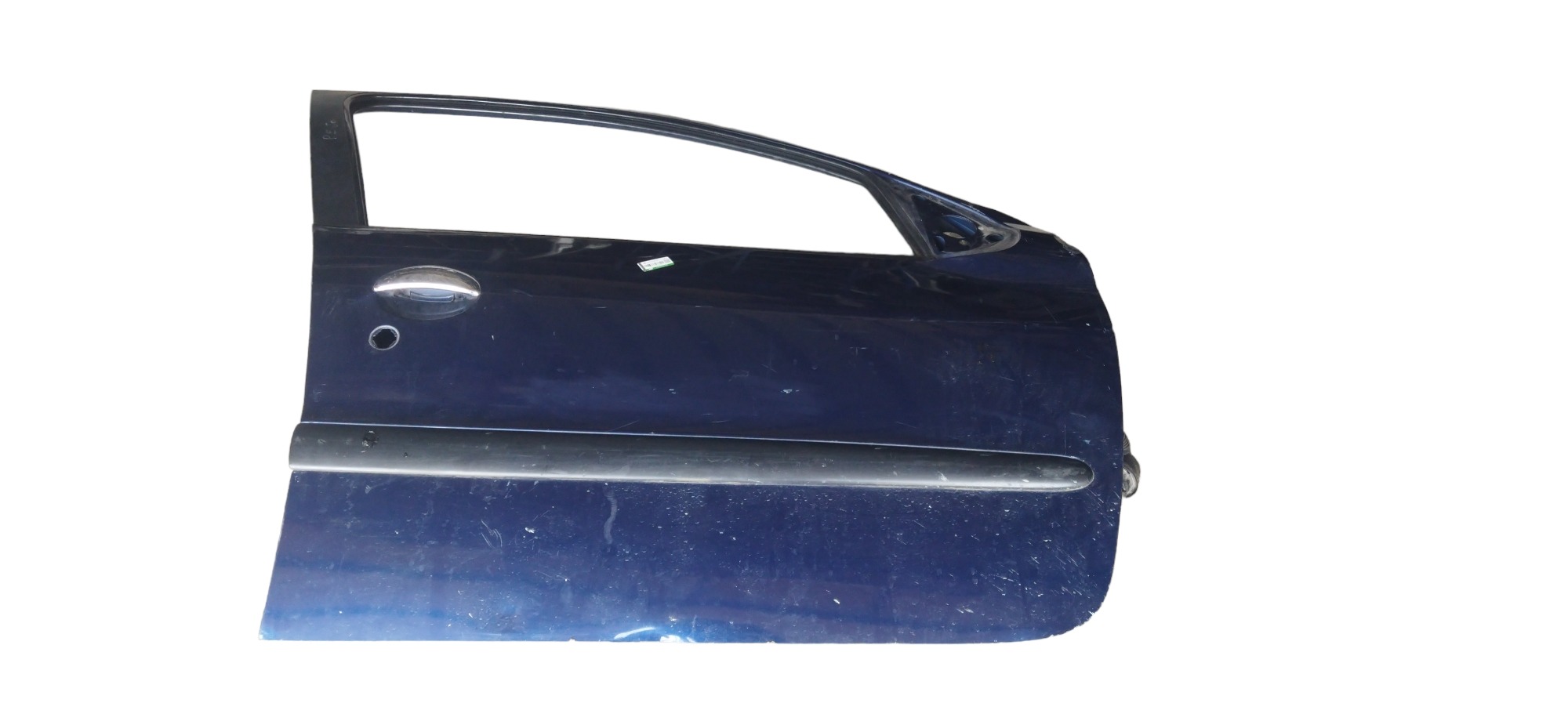 Porta Dianteira Direita Peugeot 206 2004 C/detalhes  Dianteira Direito Azul 1