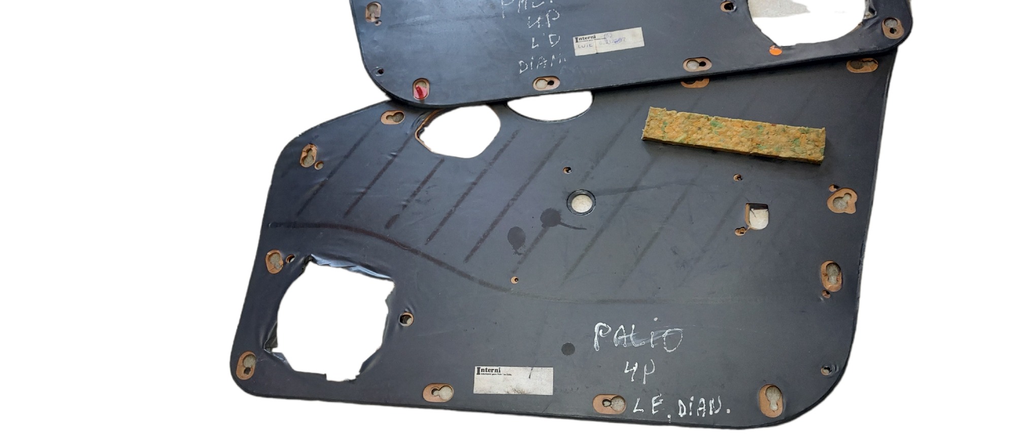 Par Forro De Porta Dianteiro Fiat Palio 4p Azul/cinza 4