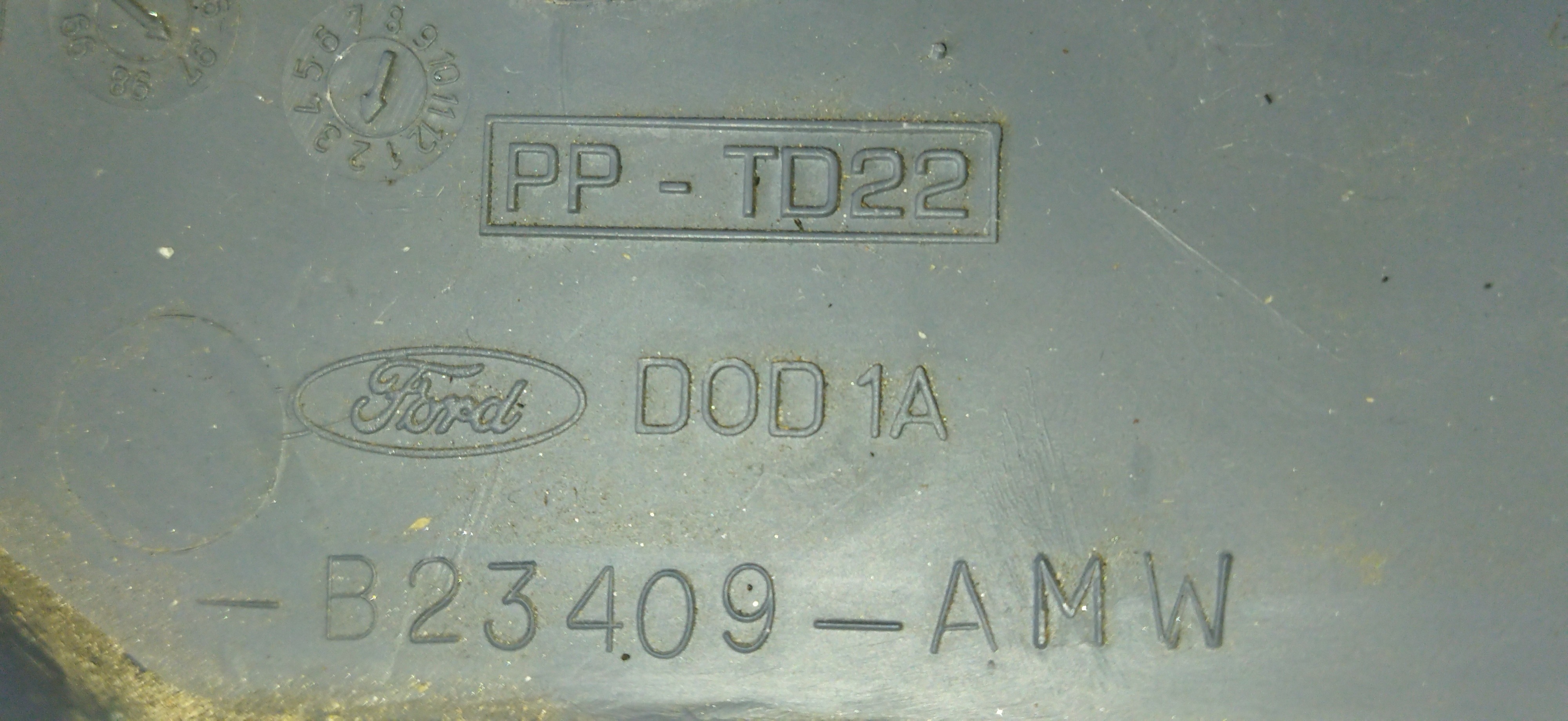 Moldura Interna Retrovisor Esquerdo Ford Ka 1999 Cinza 8