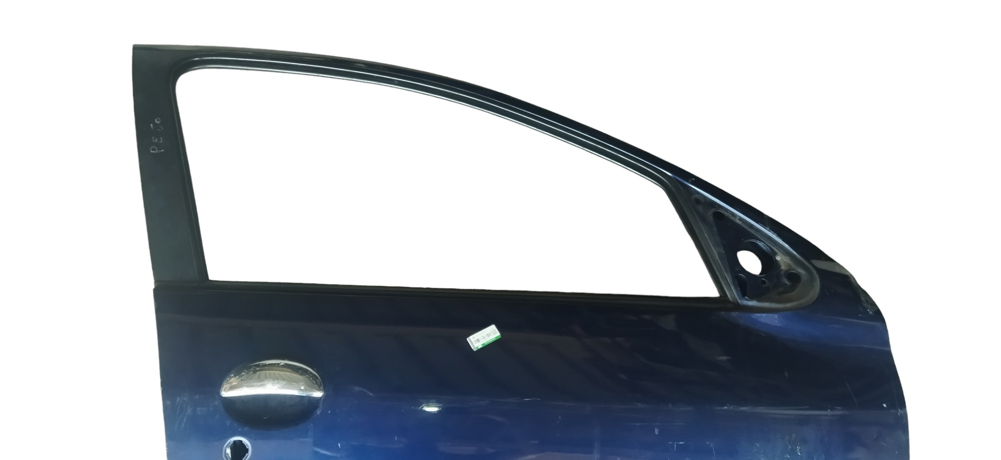 Porta Dianteira Direita Peugeot 206 2004 C/detalhes  Dianteira Direito Azul 3